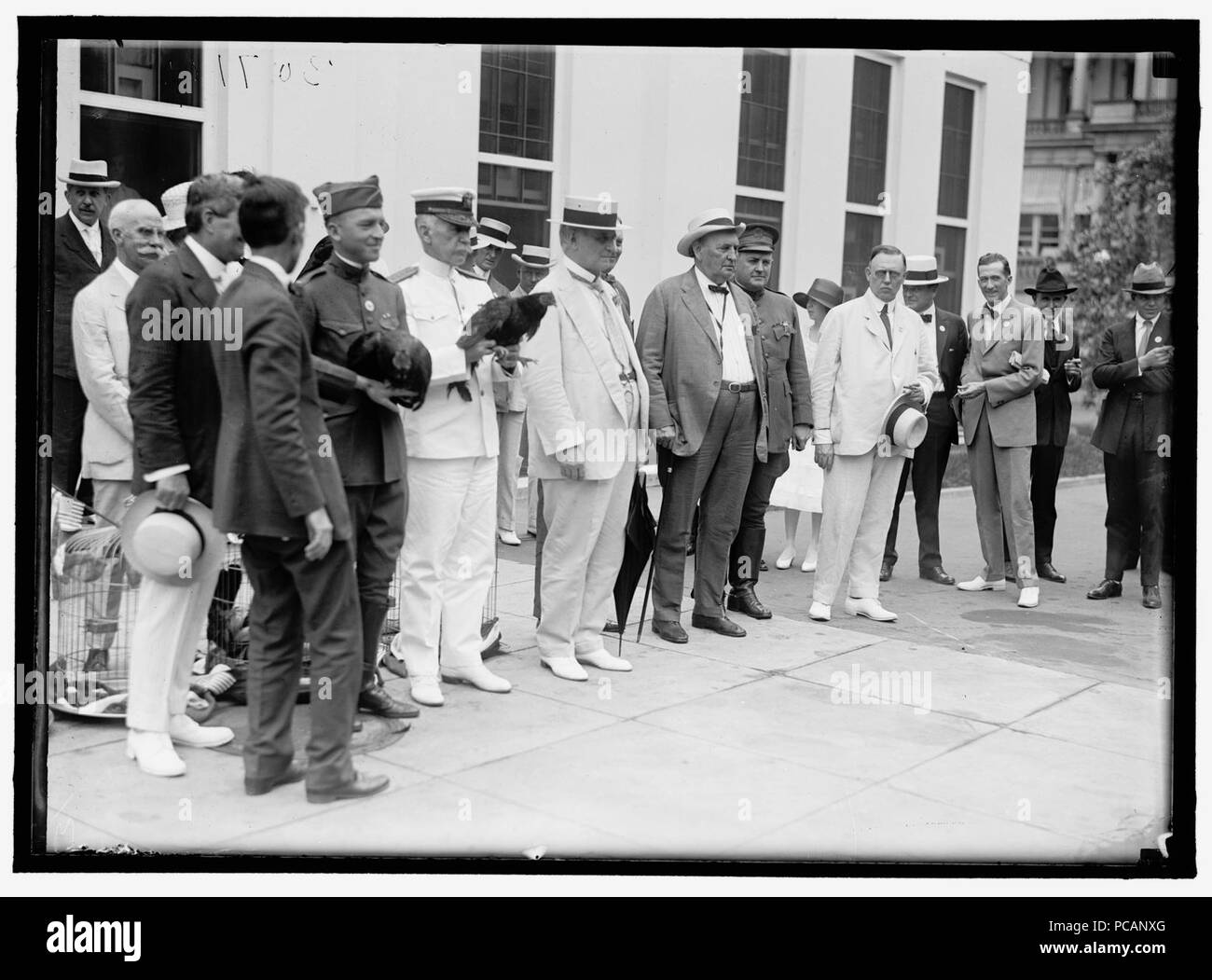 ALABAMANS. Hähne PRÄSENTIERT NACH ALABAMA BÜRGER IM WEISSEN HAUS. In der Mitte - ADMIRAL BENSON, CHAMP CLARK, J.H. BANKHEAD Stockfoto