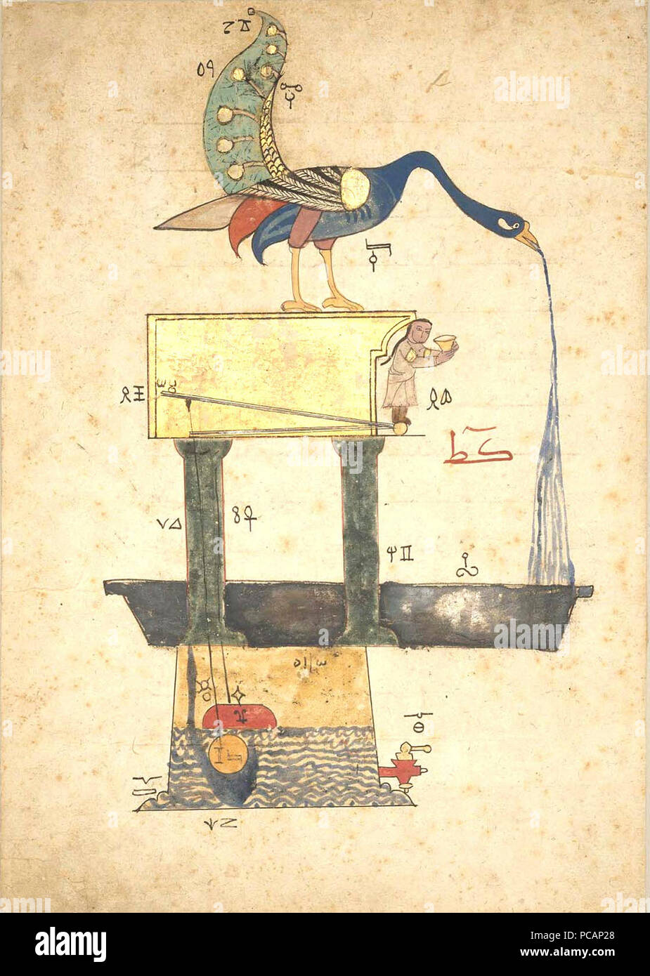 Al-Jazari SC 117962. Stockfoto