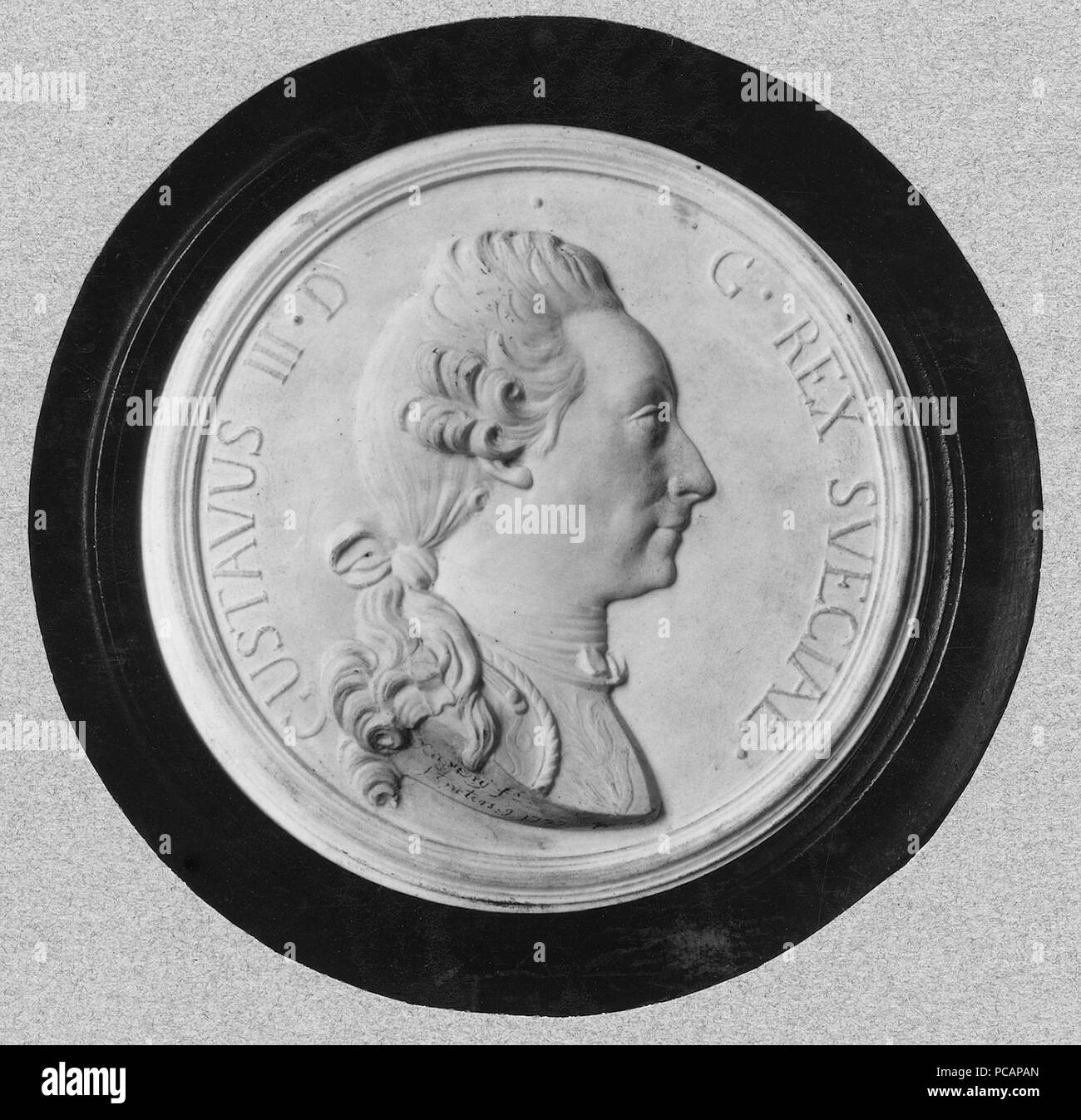 259 Gustav III, 1746-1792, Kung av Sverige (T. Xavery) - Nationalmuseum - 38880 Stockfoto
