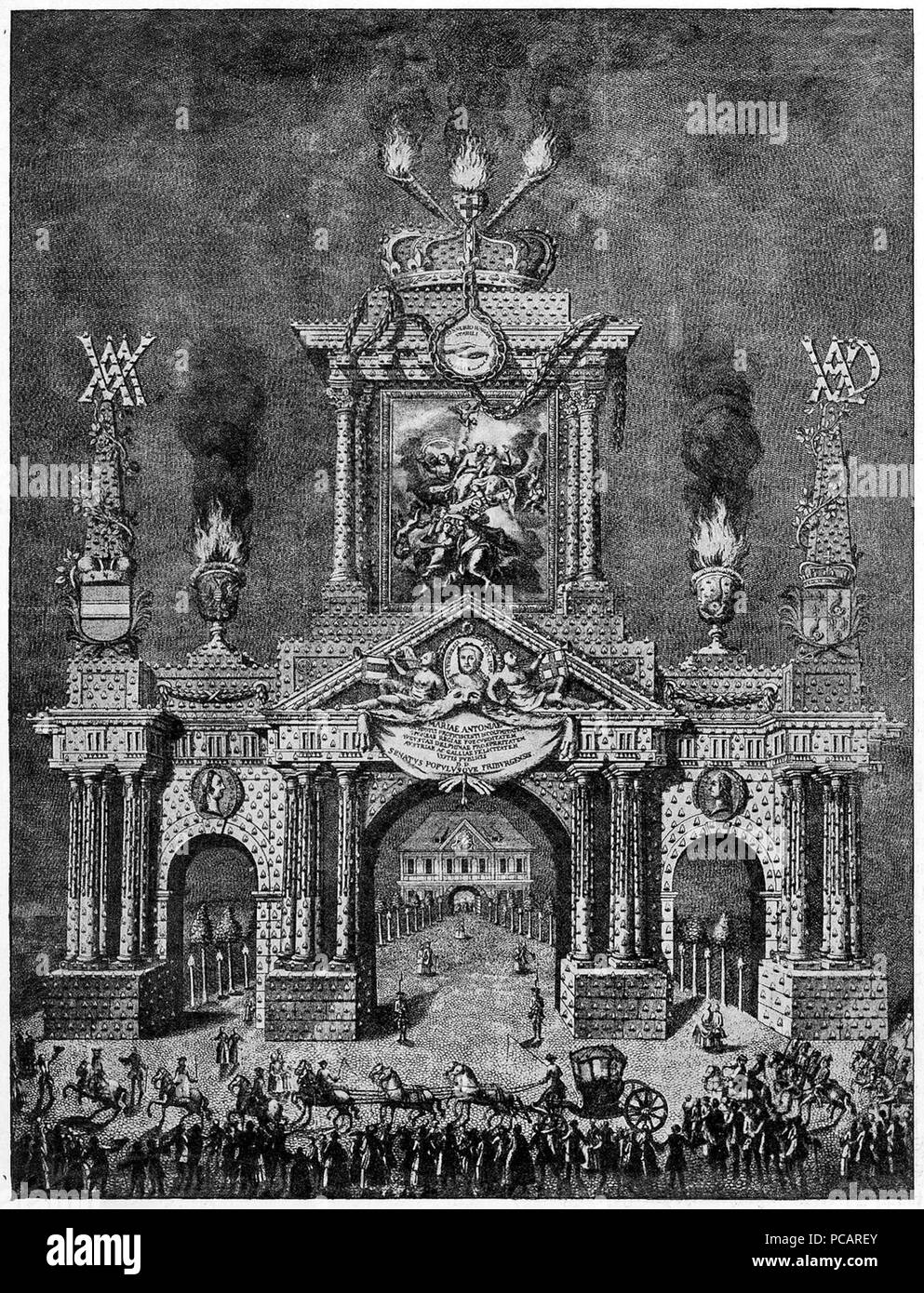 181 EhrenpforteStadt (Freiburg im Breisgau) Stockfoto