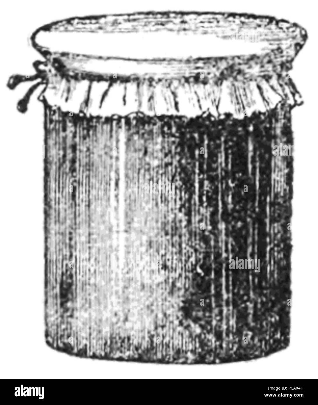 8 Śpiżarnia ich zapasy zimowe-p51a Stockfoto