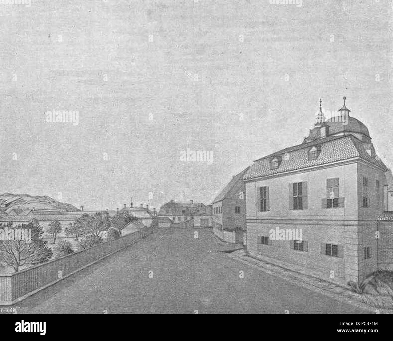 Ich akademitorget Åbo. Stockfoto