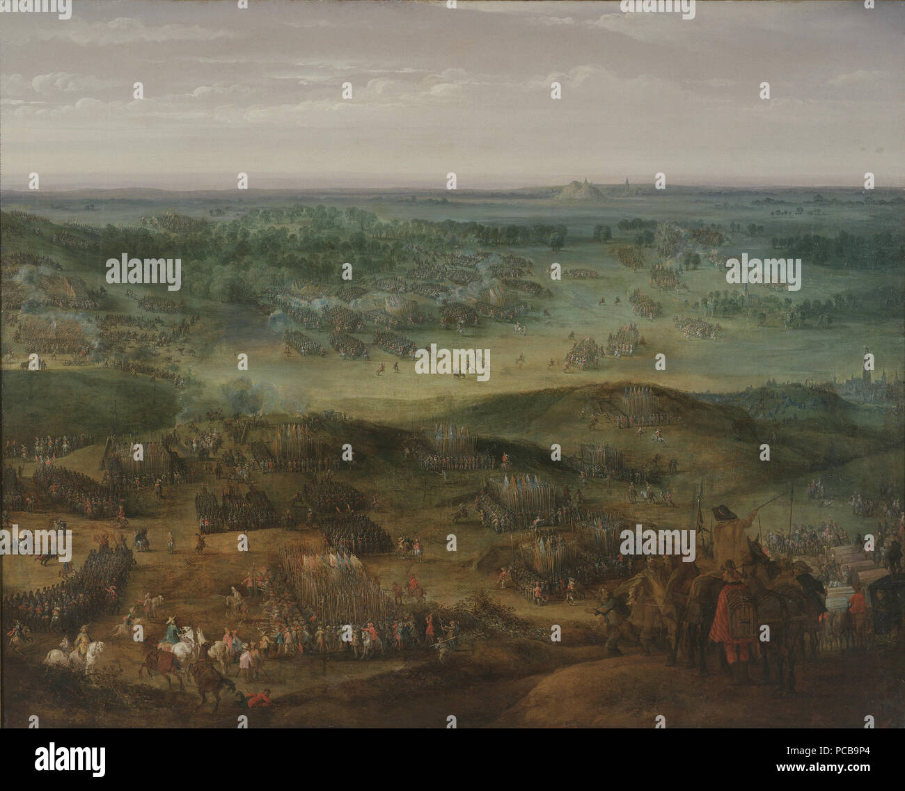Peeter Meulener: Slaget vid Nördlingen (1634) I. NM 277 86 Die Schlacht von Nördlingen (1634) ICH (Peter Snayers) - Nationalmuseum - 17227 Stockfoto