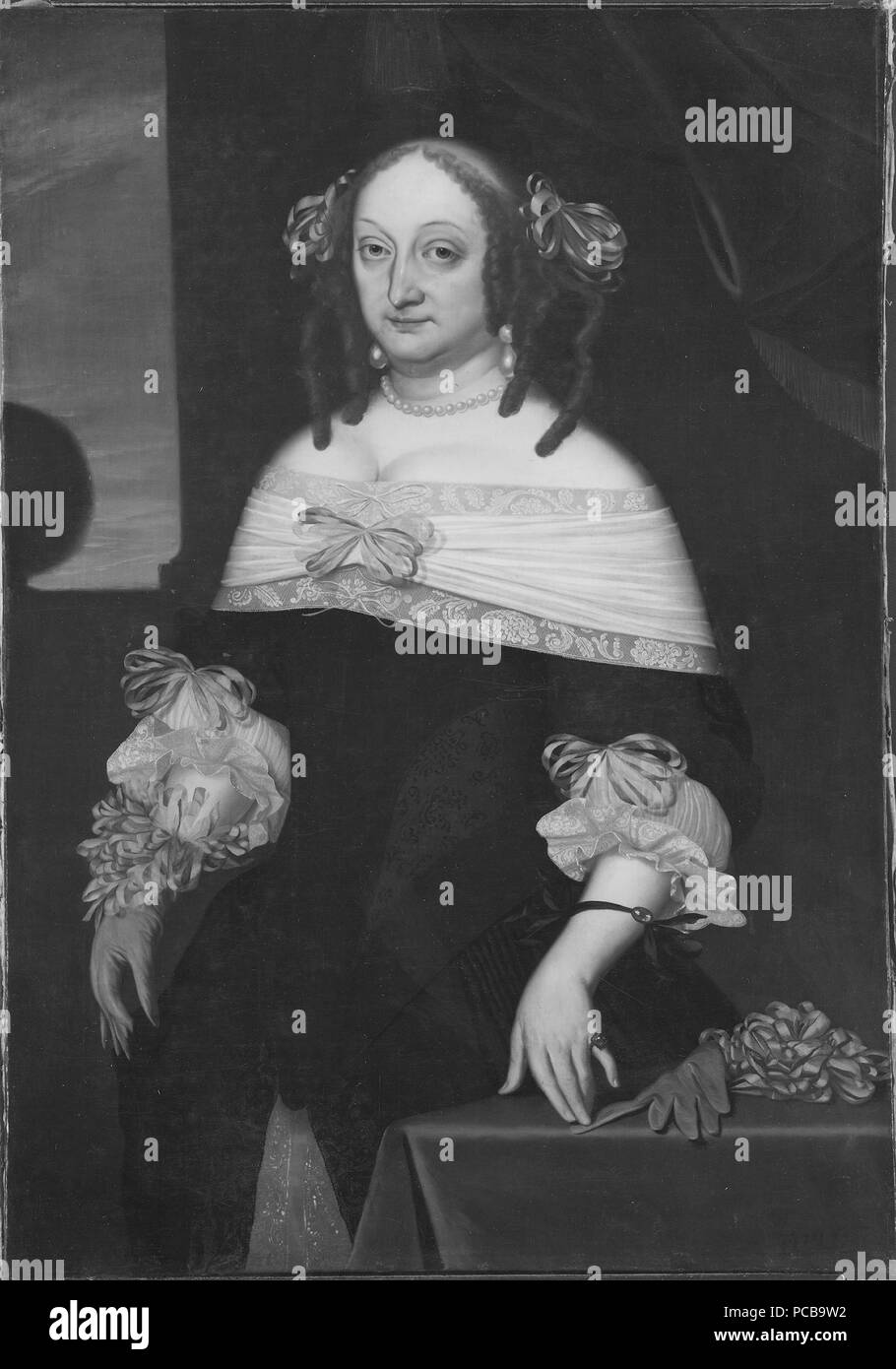 454 Okänd tysk furstinna - Nationalmuseum - 14700 Stockfoto