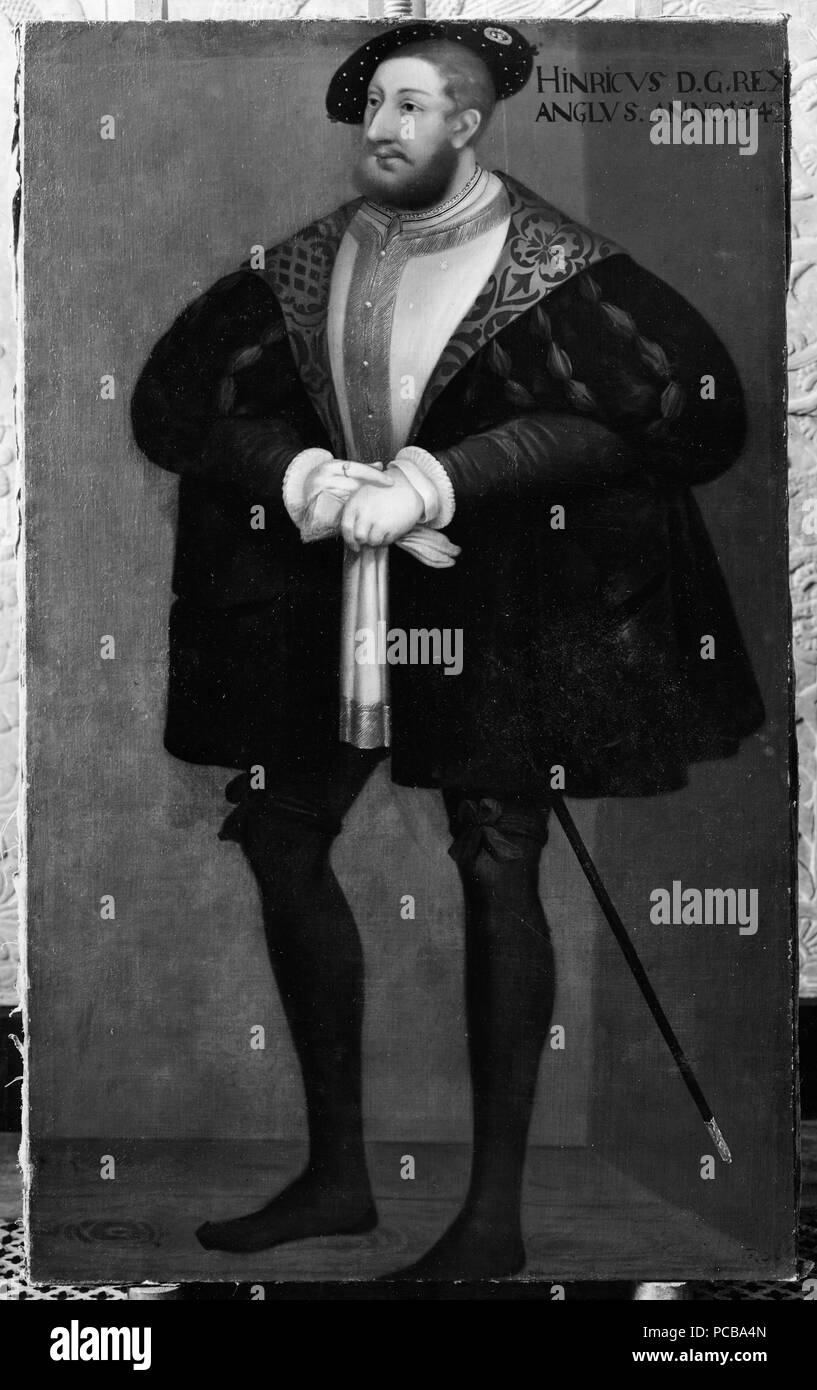 43 Henrik VIII, 1491-1547, konung av-England (David Frumerie) - Nationalmuseum - 15238 Stockfoto