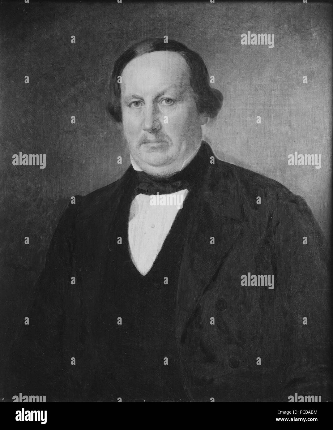 17 Carl Fredrik Lindahl 1807-1873, industriidkare ich Gävle (Karl Staaff) - Nationalmuseum - 39475 Stockfoto