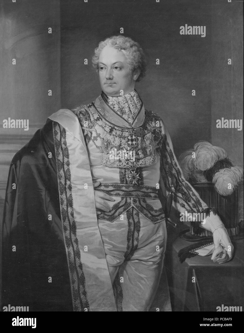 40 Gustaf Fredrik Wirsén (1779-1827), Greve, statsråd, Präsident, ledamot av Svenska Postsekundarebene - Nationalmuseum - 39465 Stockfoto