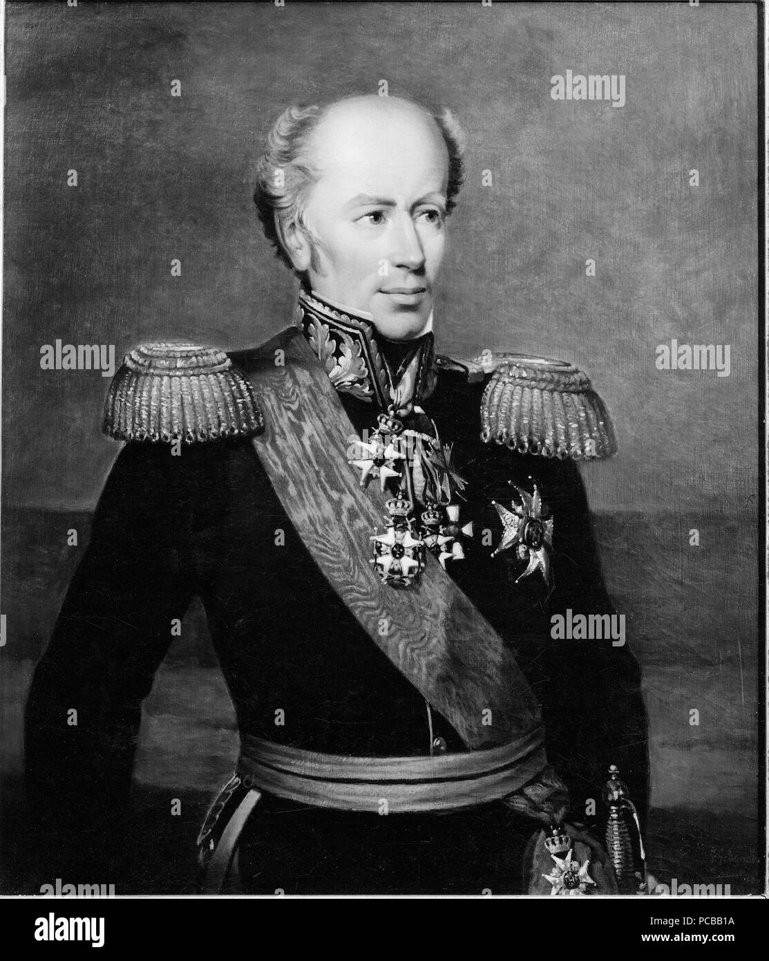 59 Magnus Björnstjerna, 1779-1847 (Johan Gustaf Sandberg) - Nationalmuseum - 39102 Stockfoto