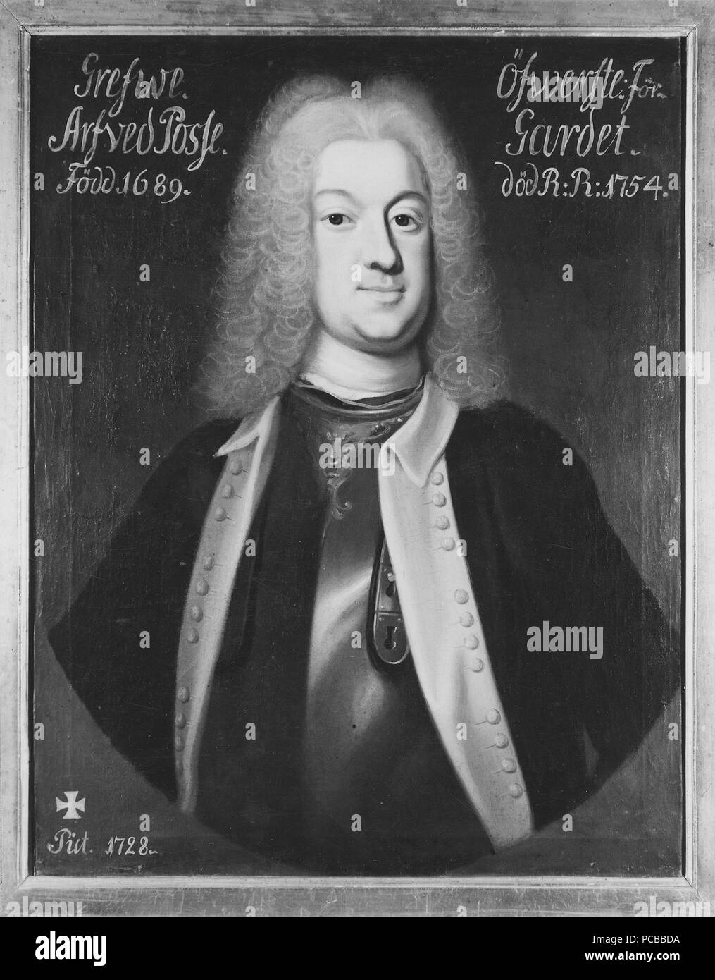 10 Arvid Knutsson Posse, 1689-1754 (Georg Engelhard Schröder) - Nationalmuseum - 15009 Stockfoto