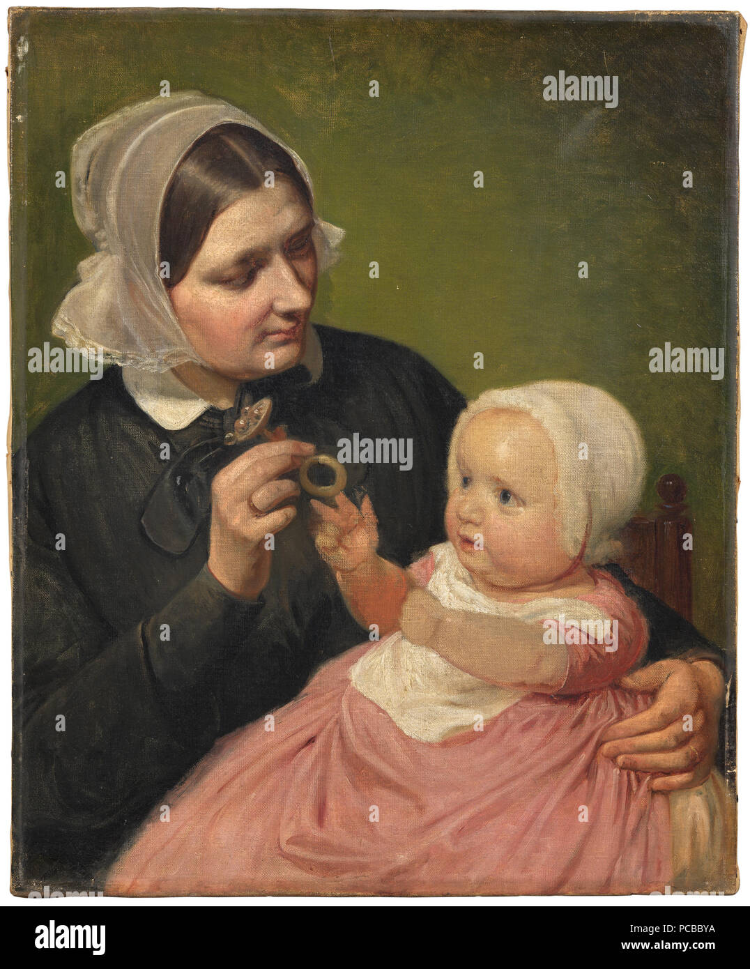 86 Der Künstlerin Frau und Ihren Sohn Poul (Wilhelm Marstrand) - Nationalmuseum - 212148 Stockfoto