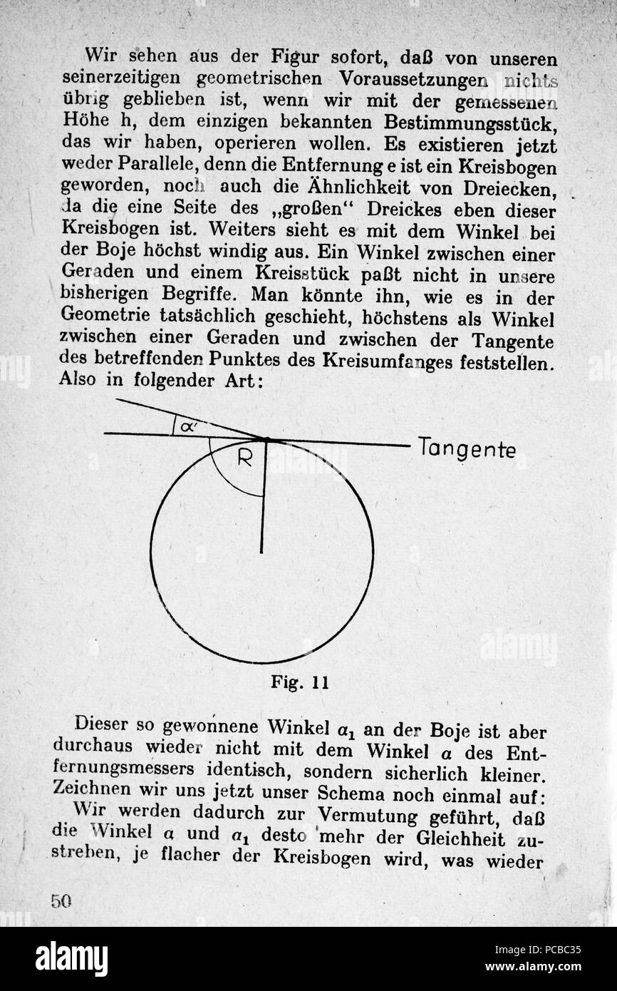 59 Vom Punkt zur Vierten Dimension Seite 050 Stockfoto