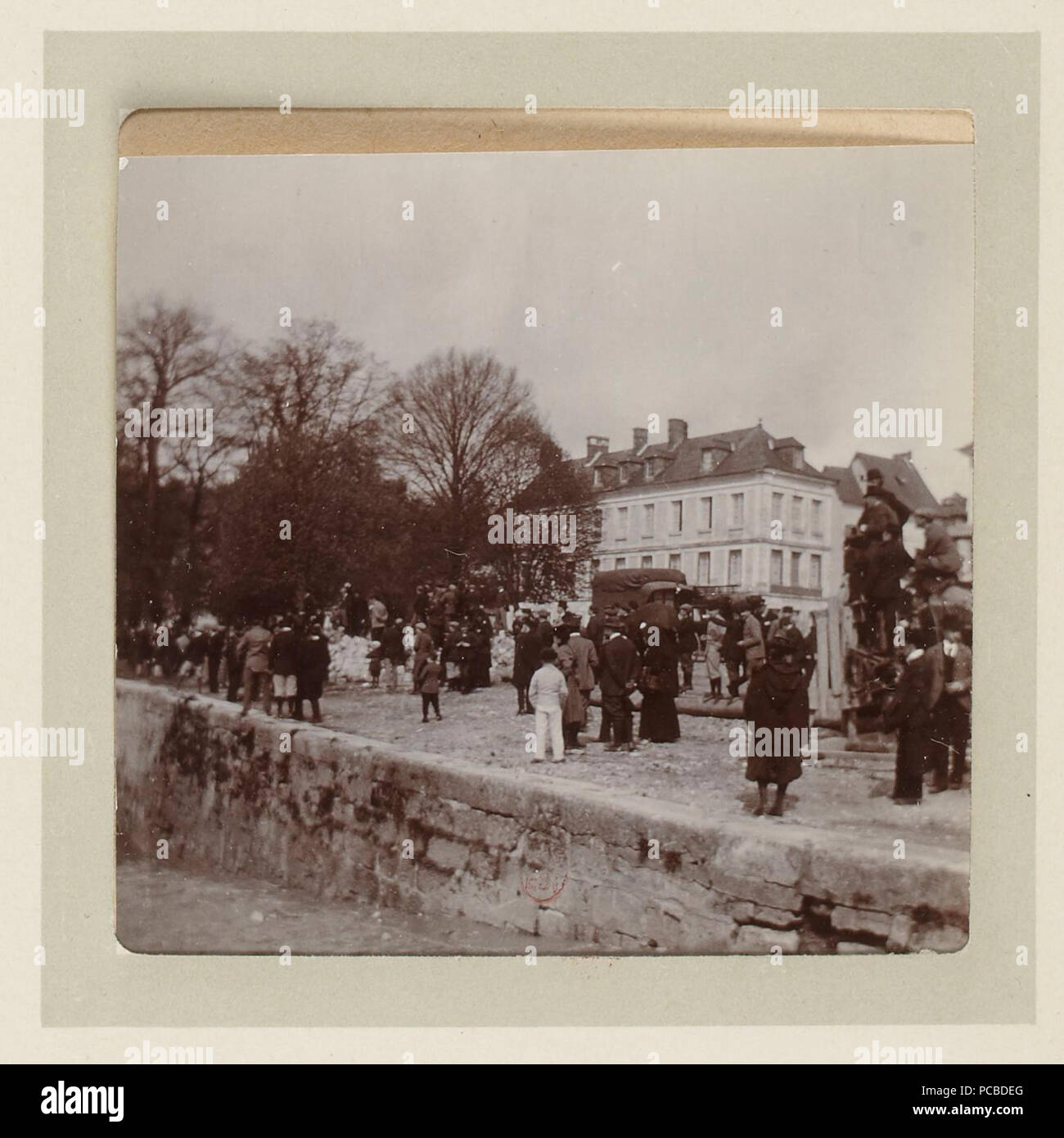 637 Voyages d'une Famille parisienne Avril 1897 - Caudebec-en-Caux-p7-04 Stockfoto