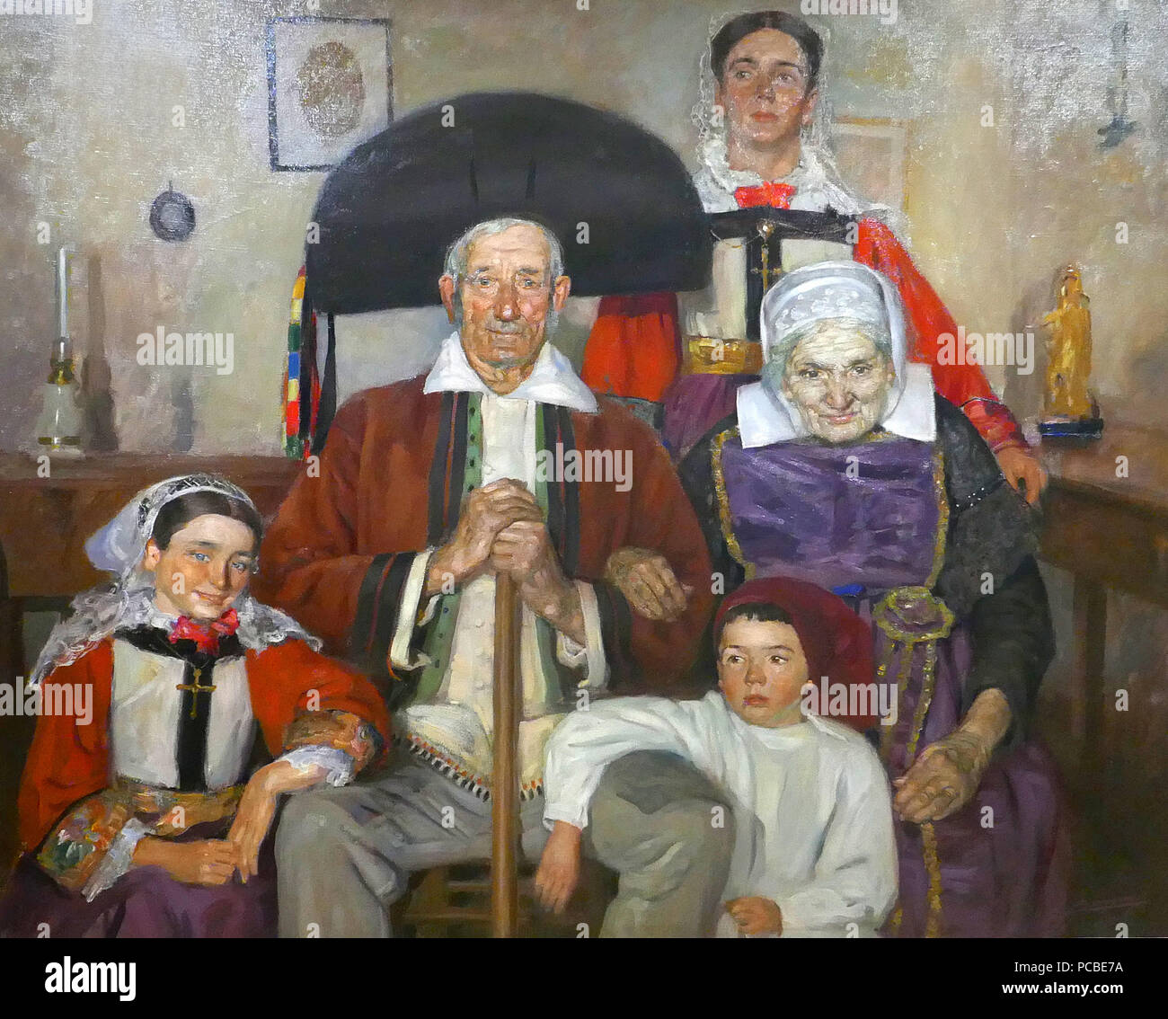 35 Lucien Jonas-Les Noces d'Or-1925 Stockfoto