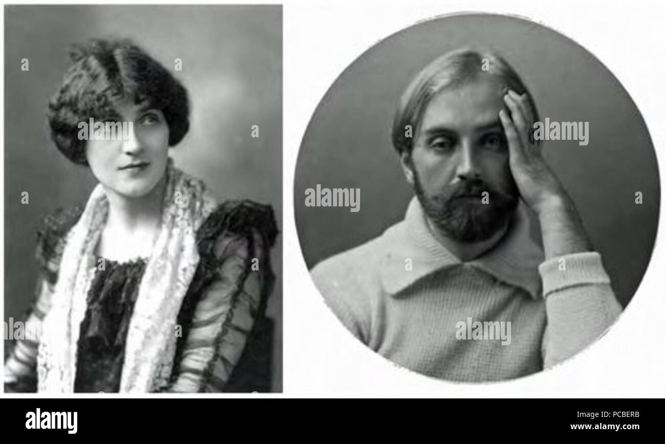 275 Herbert Charles Jerome Politt (1872-1942) in die und aus der Drag Stockfoto