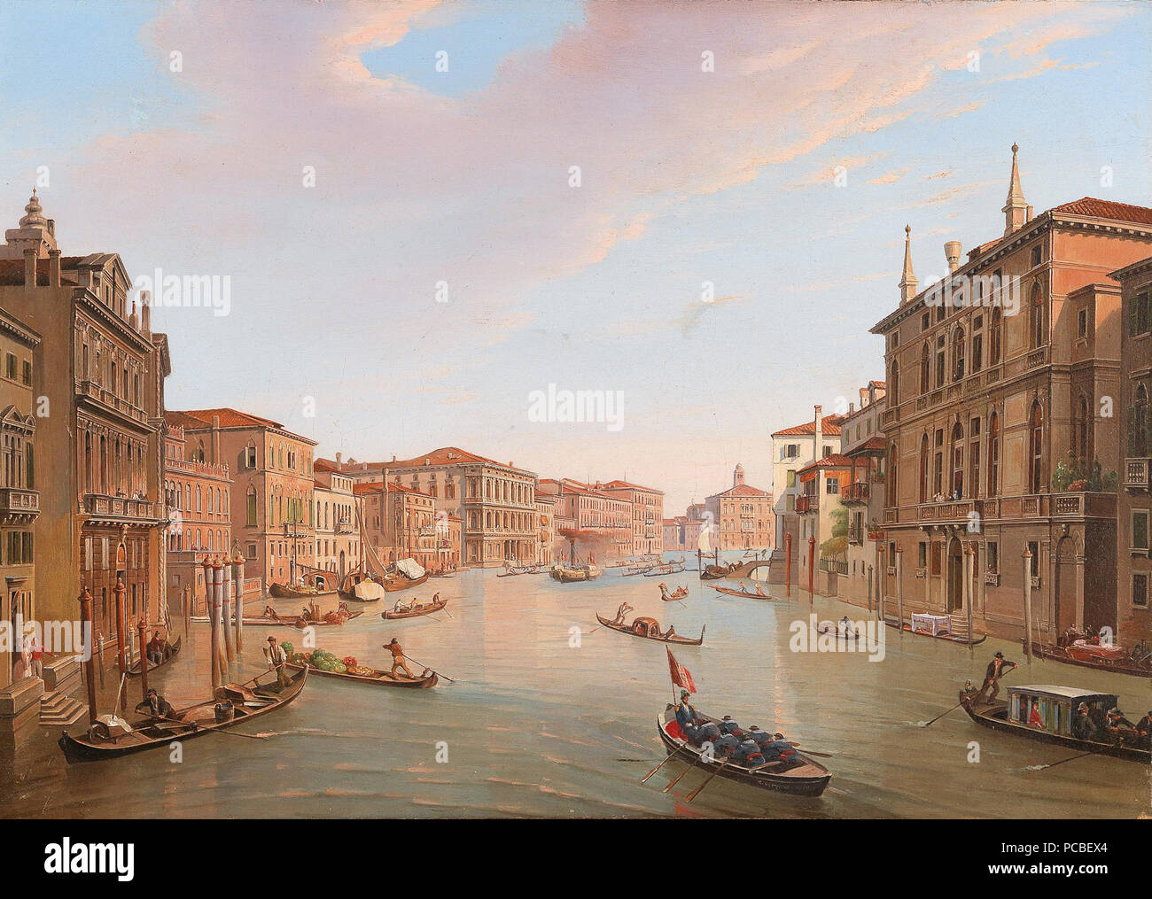 35 Frans Vervloet - Venedig, Canal Grande Stockfoto