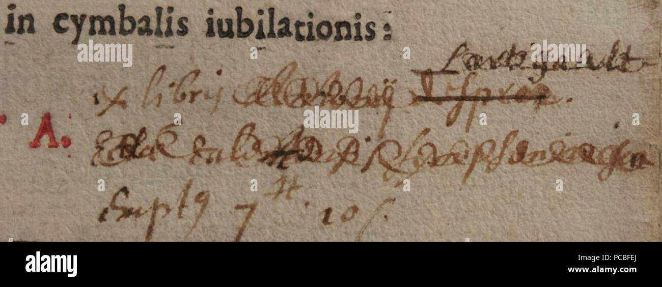 360 Lartigault Exlibris Stockfoto