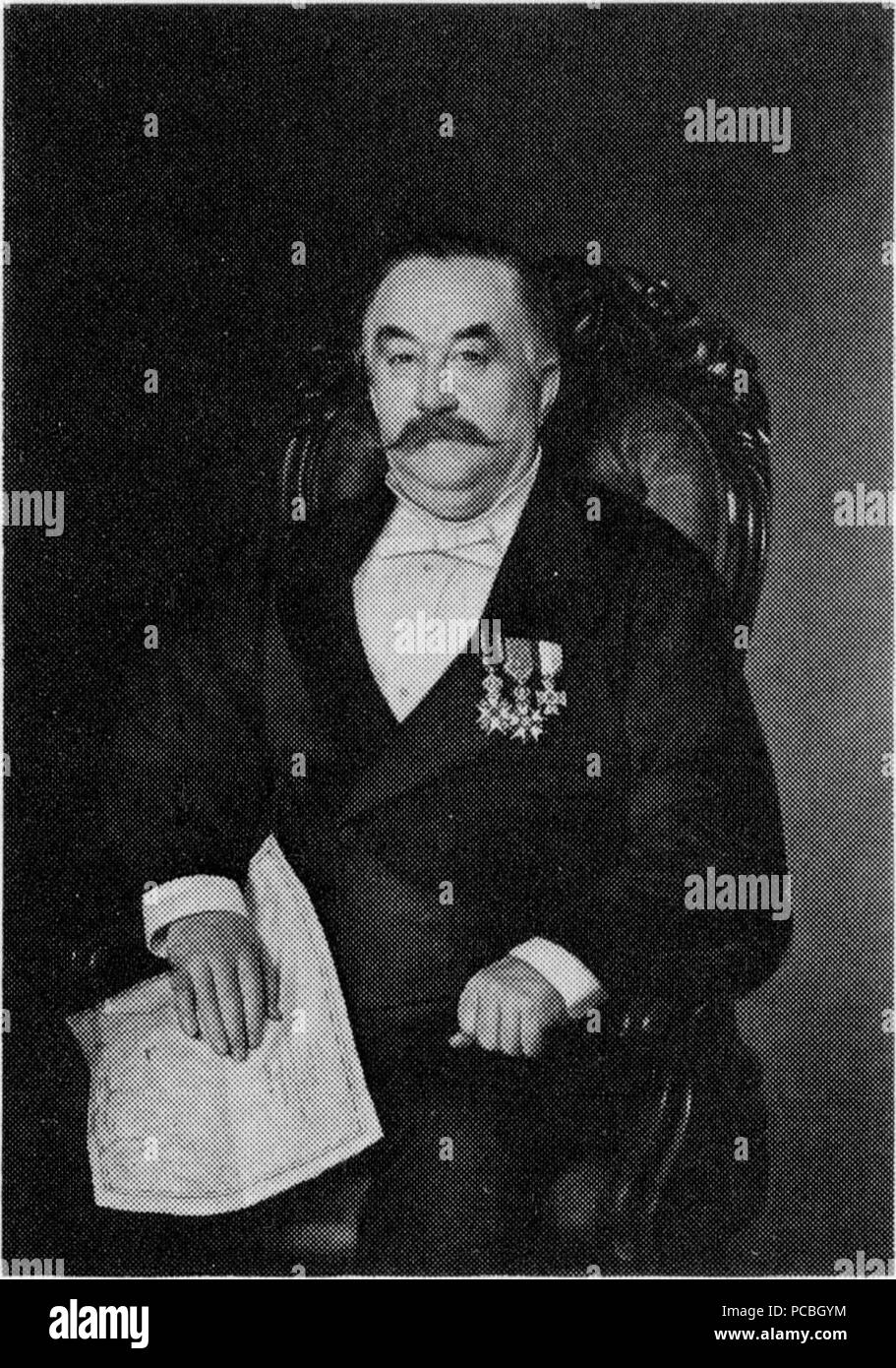 496 Portrait von Johan François Adriaan Cateau van Rosevelt durch Lovera Rijksmuseum Amsterdam SK-A-2252 Stockfoto