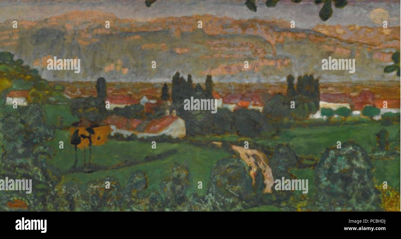 91 VUE PANORAMIQUE - DAUPHINÉ Stockfoto