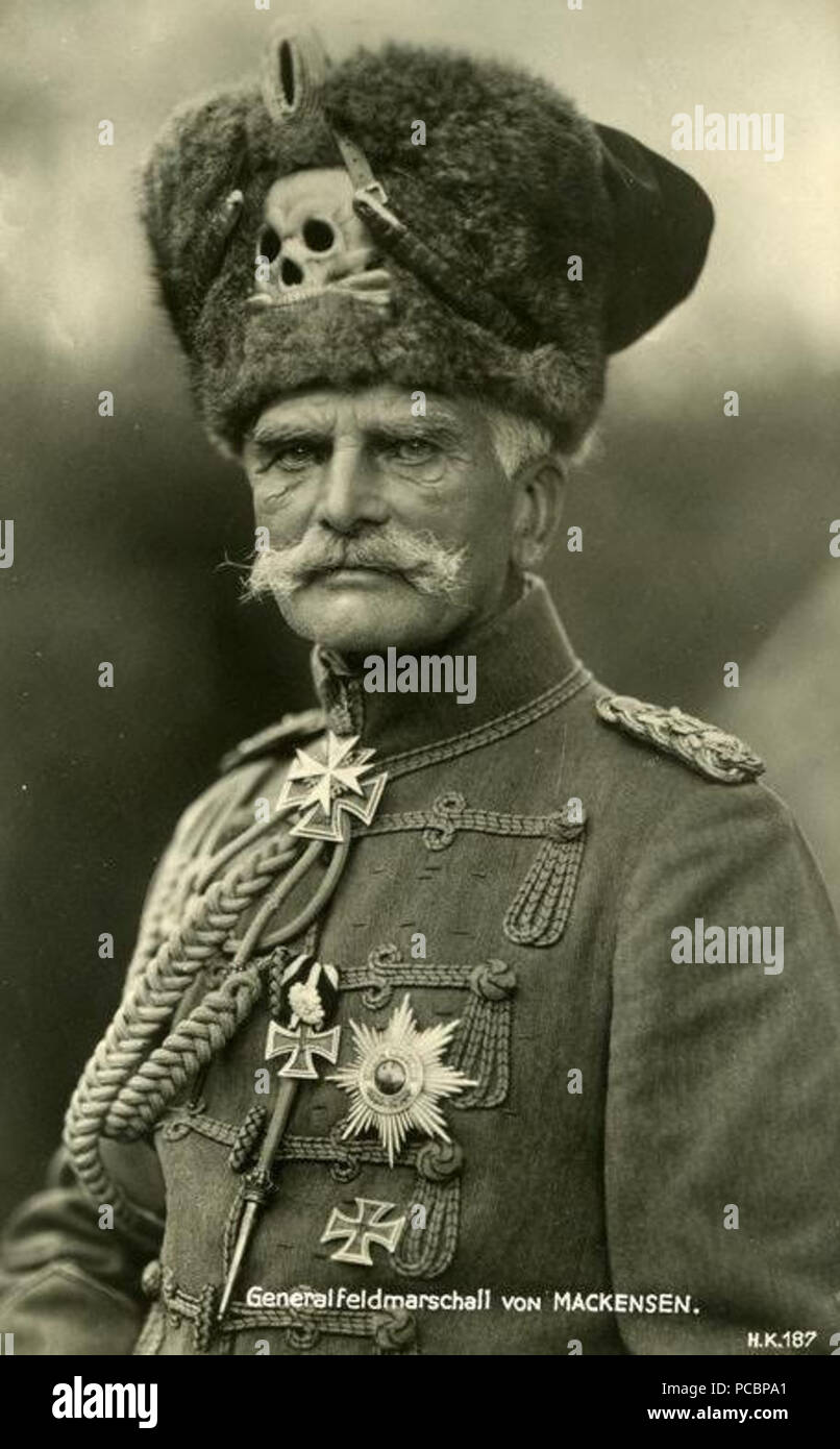 22 Allgemeine Feldmarschall August von Mackensen Stockfoto