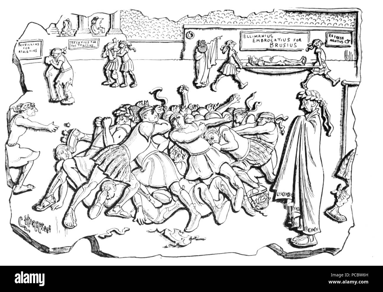 39 Herr's Punch Buch von Sport (Abbildung auf Seite 159) Stockfoto