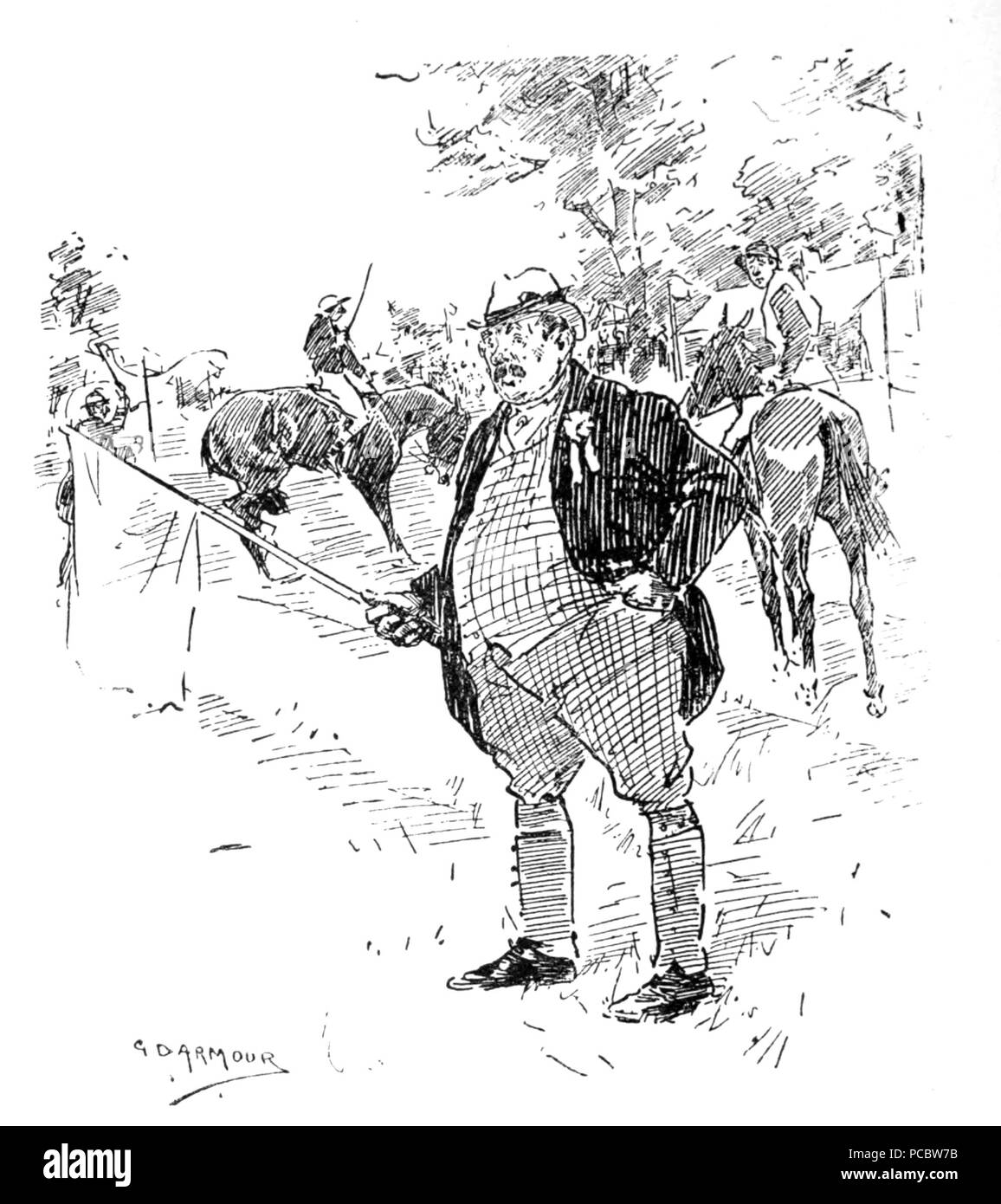 39 Herr's Punch Buch von Sport (Abbildung Seite 180) Stockfoto