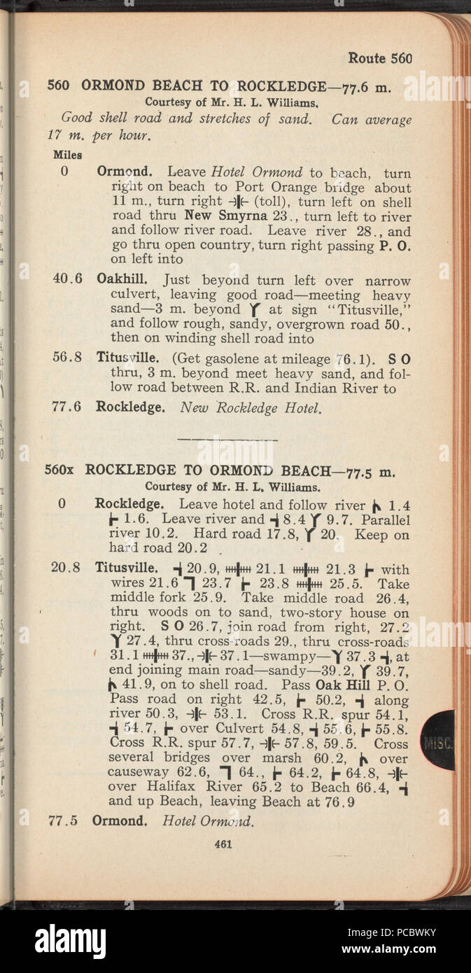 41 Tour buchen (Nypl b 13679865-5090915) Stockfoto