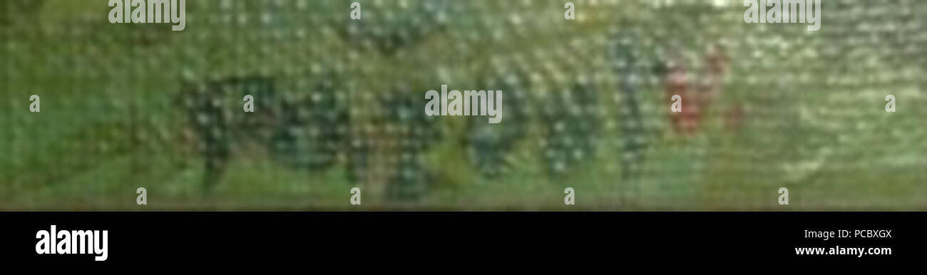 48 Pažout Jan-Signatur Stockfoto