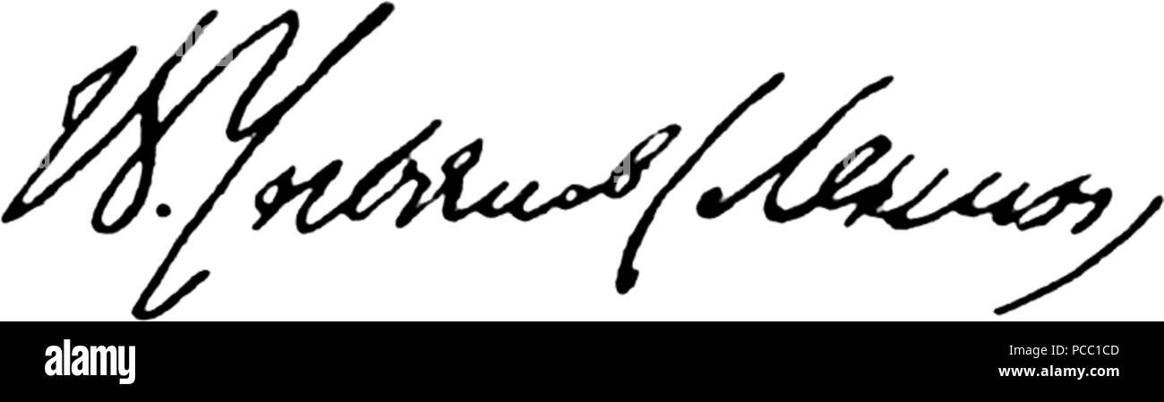 3 Lenin - Signatur Stockfoto