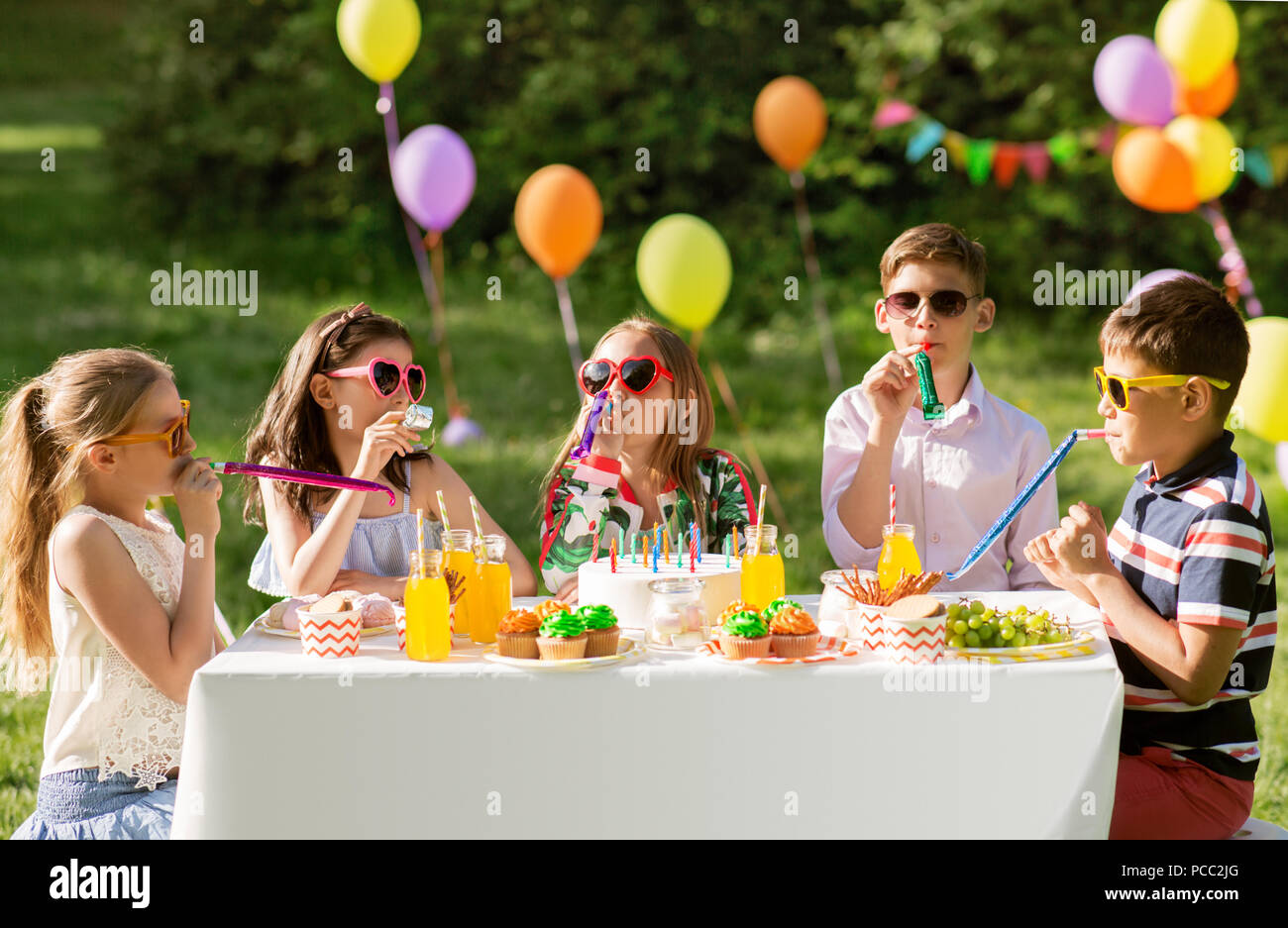 Blasen bei Party