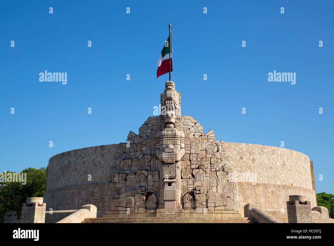 Denkmal für die Patria (Vaterland), geformt von Romulo Rozo, Merida, Yucatan, Mexiko, Nordamerika Stockfoto
