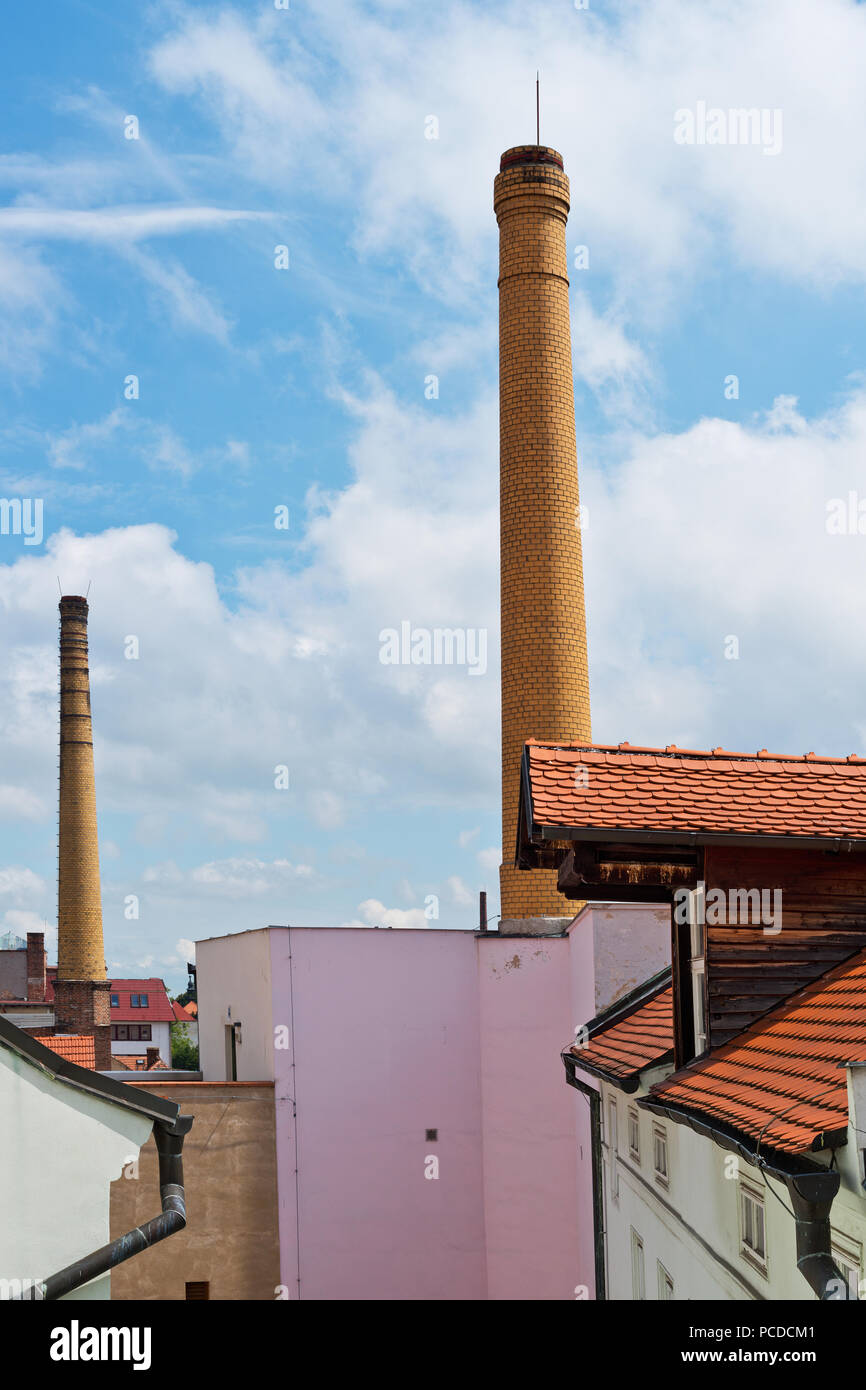 Hop Store House in saazer Stadt. Der Tschechischen Republik. Stockfoto