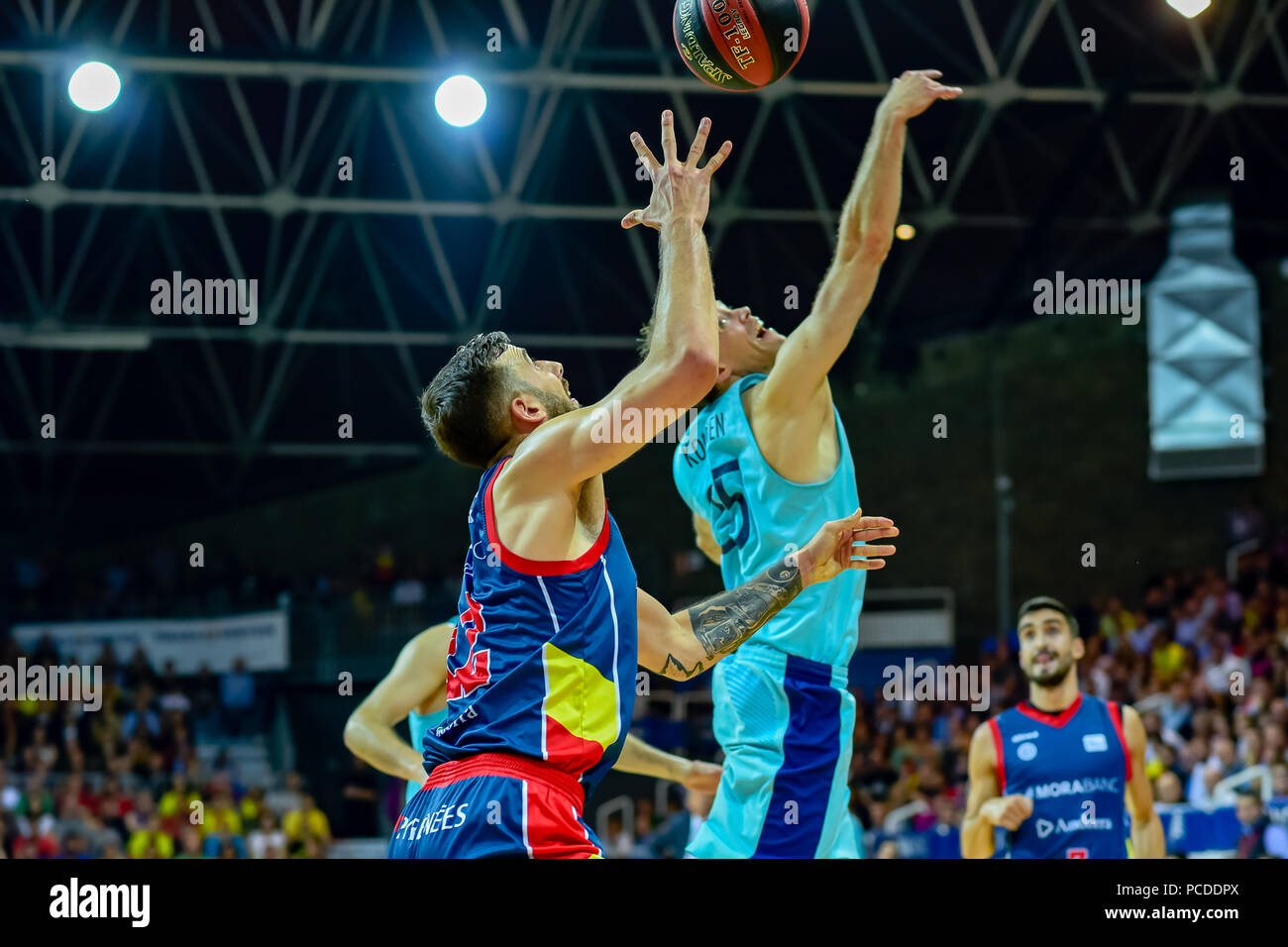 Andorra la Vella, Andorra. 20 de Enero de 2018. Liga Endesa ACB. En el Partido entre Morabanc Andorra BC vs FC Barcelona Lassa de La Liga Endesa ACB Stockfoto