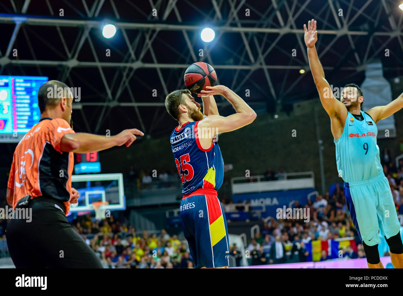 Andorra la Vella, Andorra. 20 de Enero de 2018. Liga Endesa ACB. En el Partido entre Morabanc Andorra BC vs FC Barcelona Lassa de La Liga Endesa ACB Stockfoto