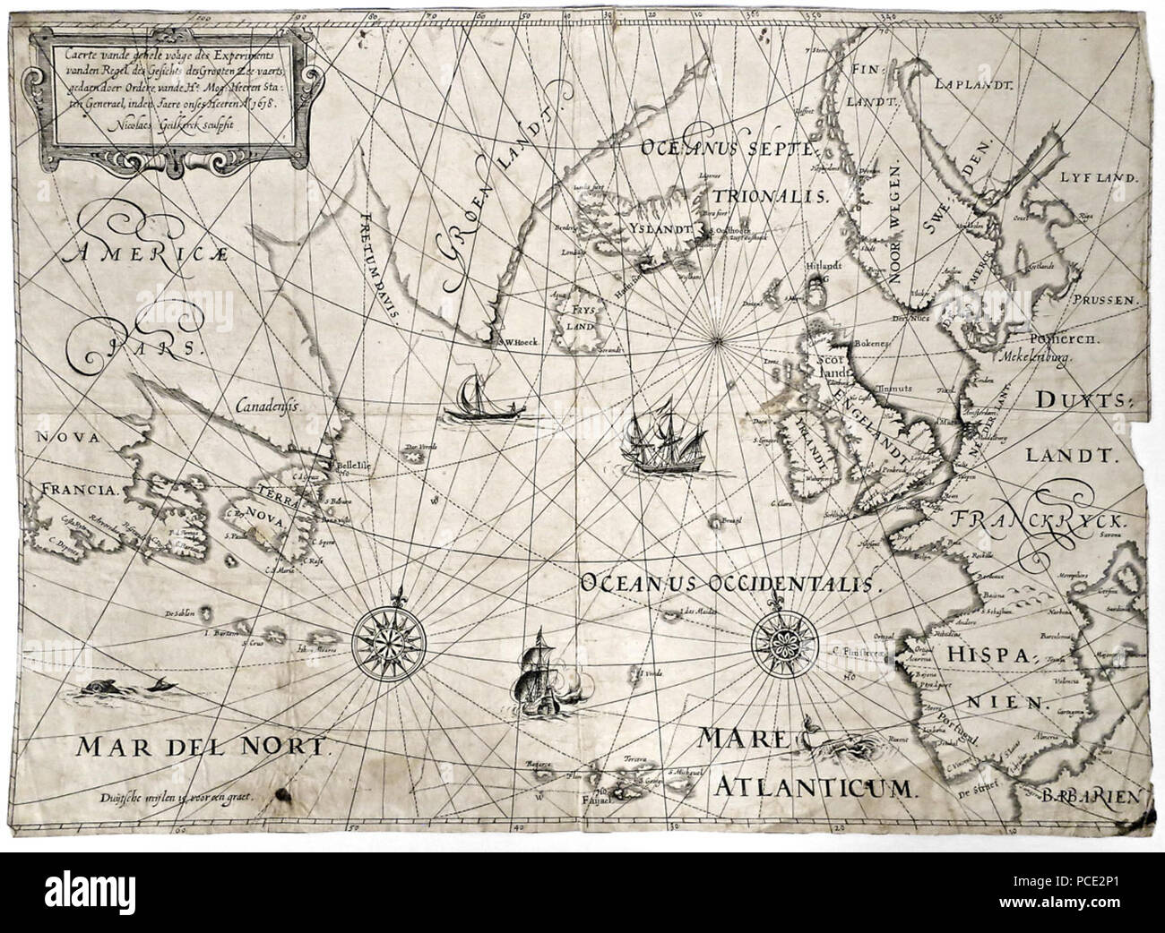 5 1620 North Atlantic Nicolas van Geelkerken Stockfoto