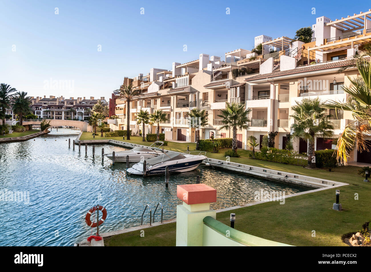 Sotogrande Luxus Urbanisierung in Andalusien, Spanien Stockfoto