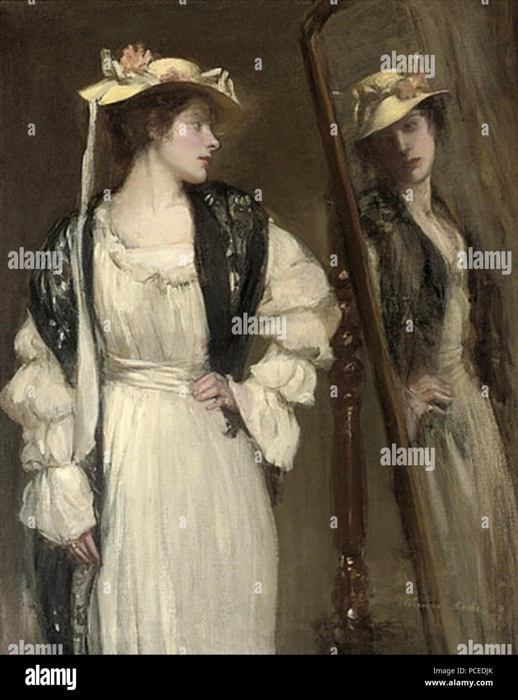 35 Alexander Ignatius von Roche - Die Looking Glass Stockfoto