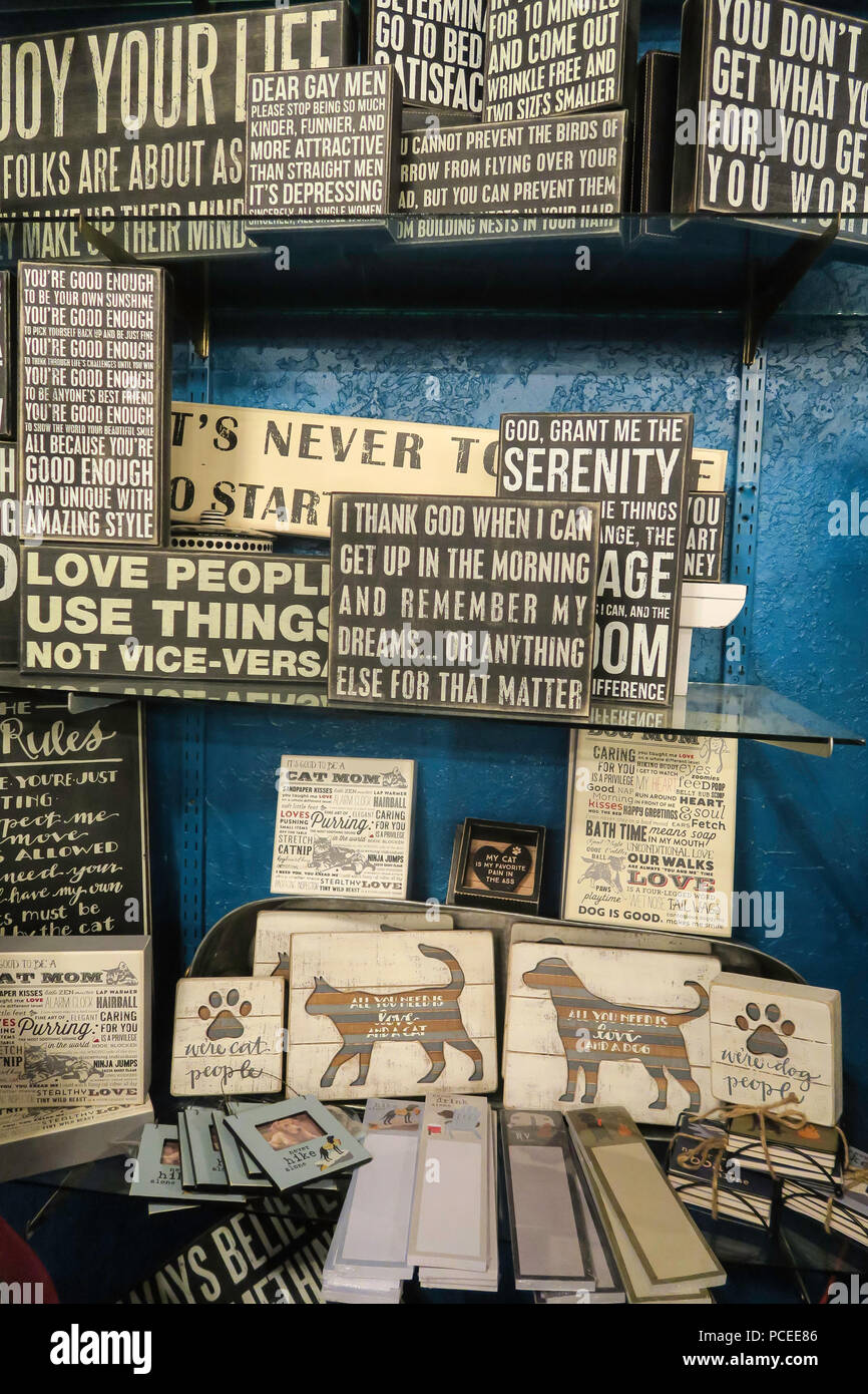Dragonfly trocken waren Frauen Clothing Store in Great Falls, Montana, USA Stockfoto