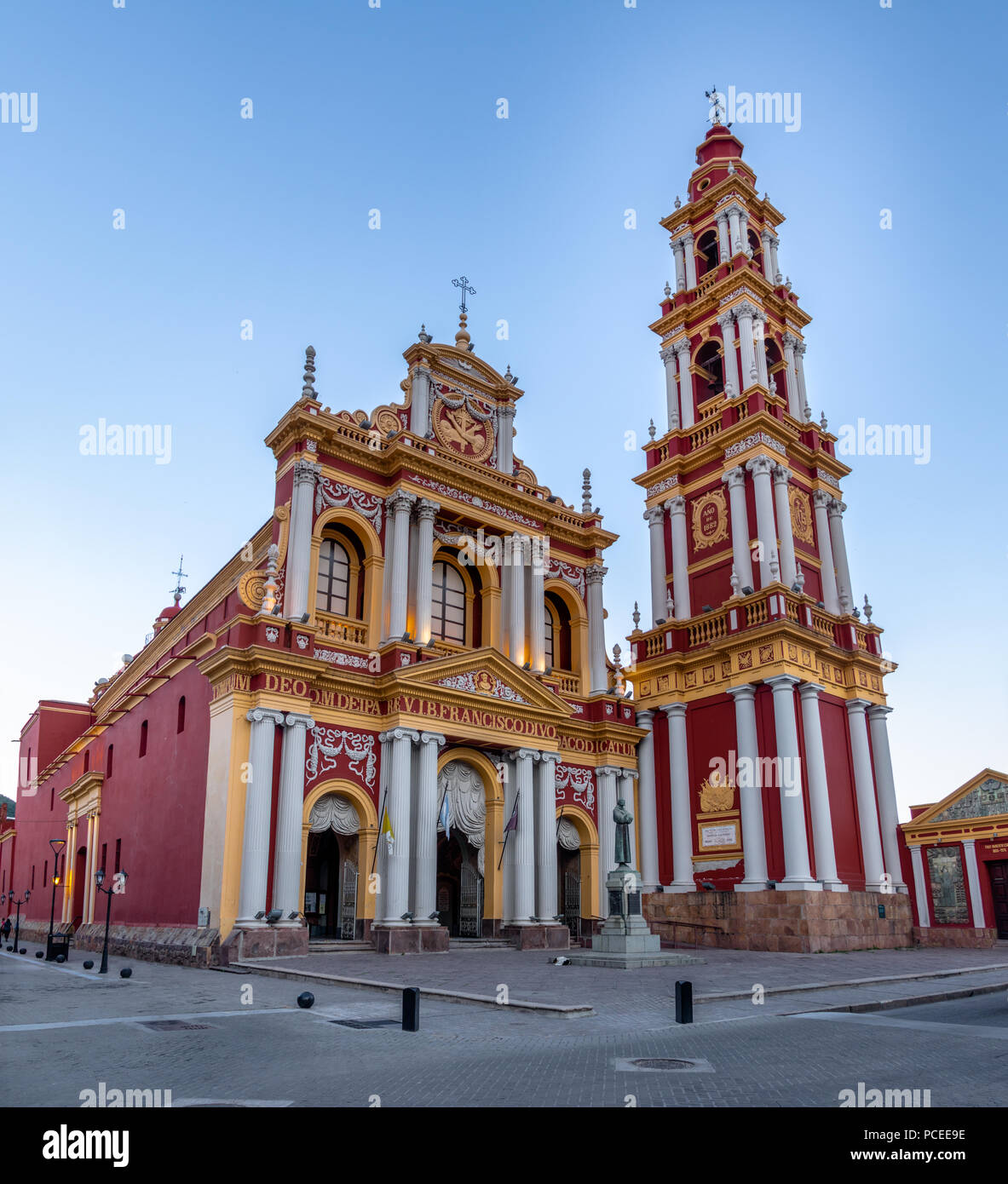 Die Kirche San Francisco - Salta, Argentinien Stockfoto