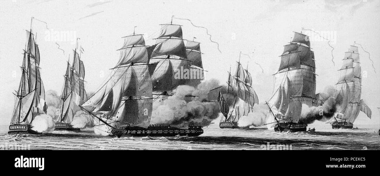 76 Schlacht von Tamatave Stockfoto