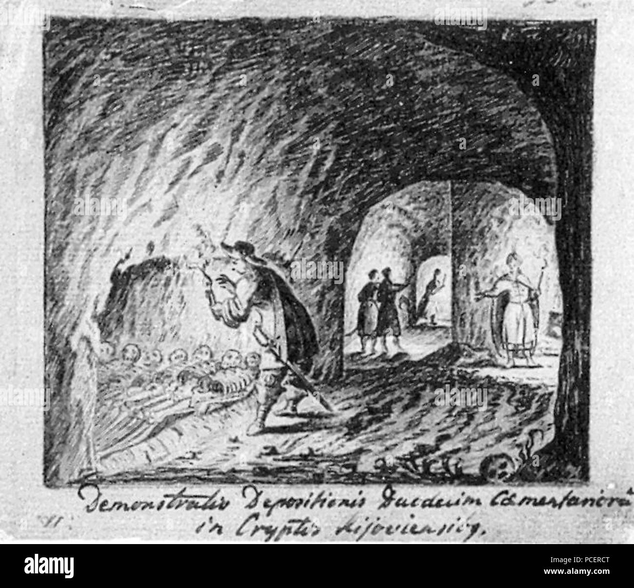 298 In der nahe gelegenen Höhlen des Kiev-Pechersk Lavra (2) Stockfoto