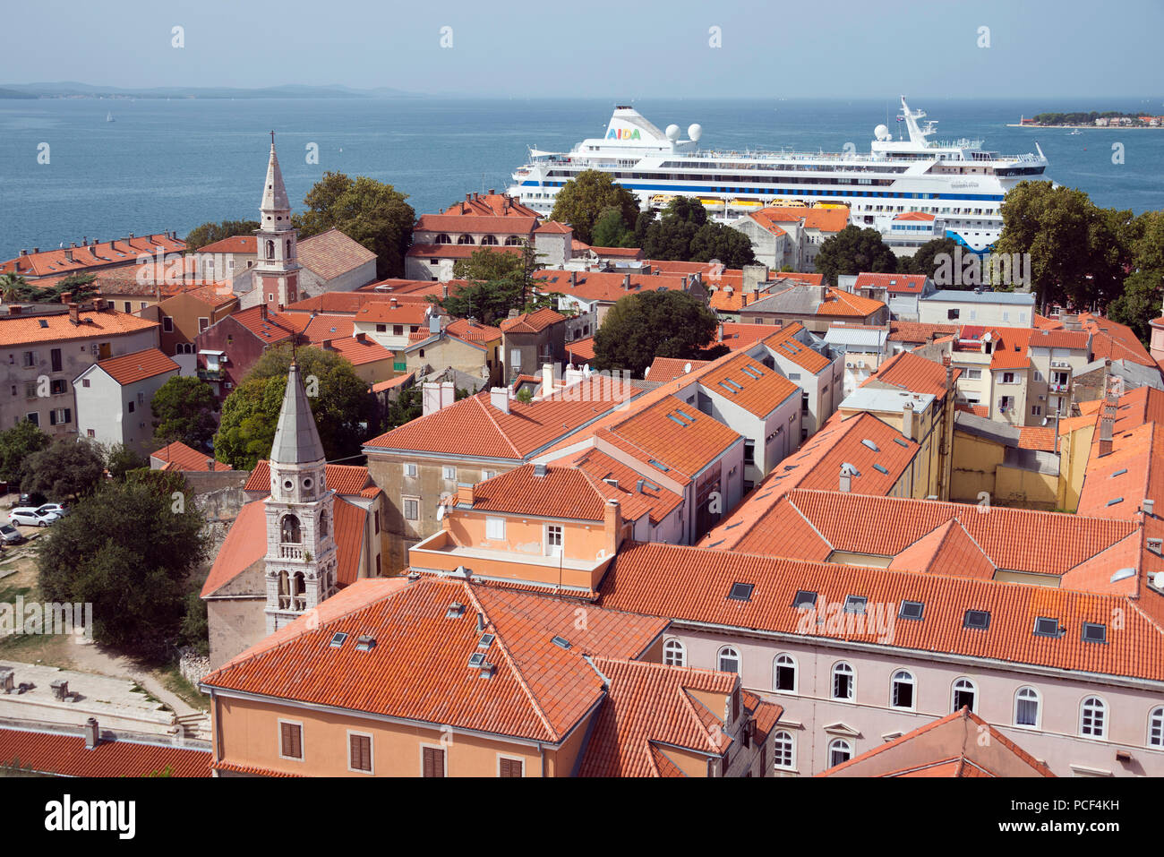 Altstadt, Zadar, Kroatien Stockfoto