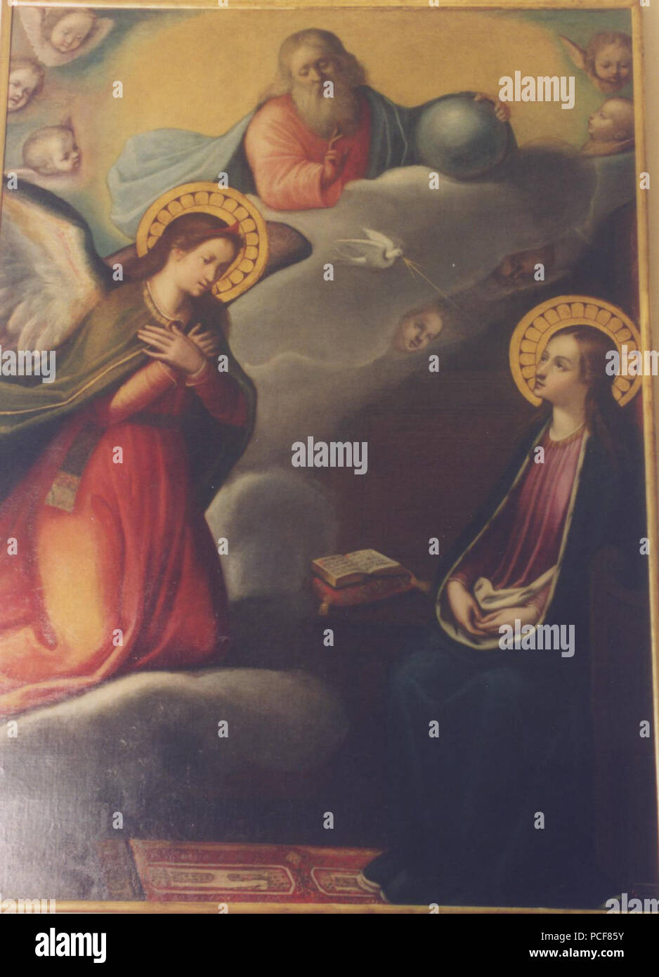 48 Annunciazione SS.Annunziata, Certlado, Museo Arte Sacra Stockfoto