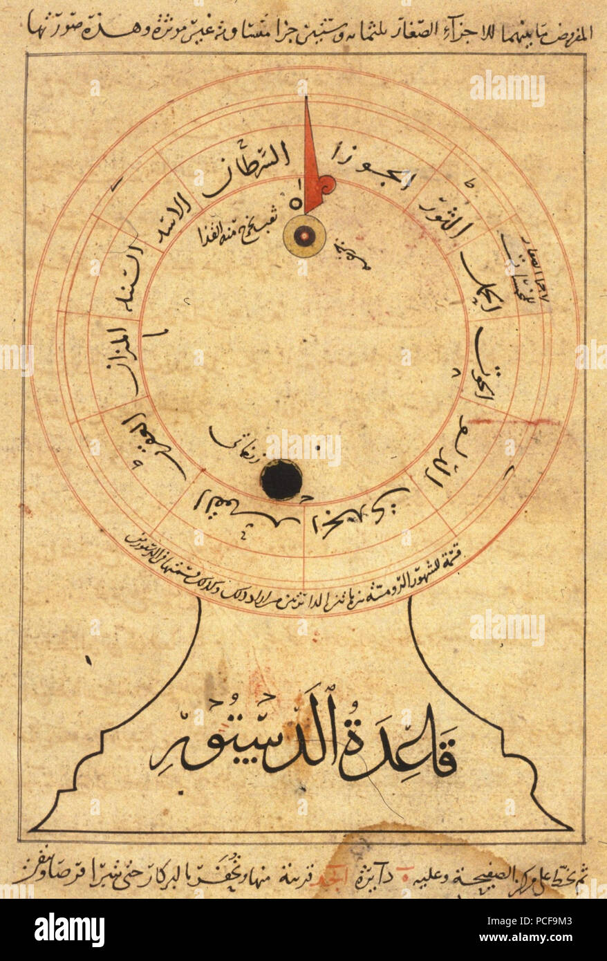 54 arabische Maschine Manuskript - Anonym-Frau oder. fol. 3306 h Stockfoto
