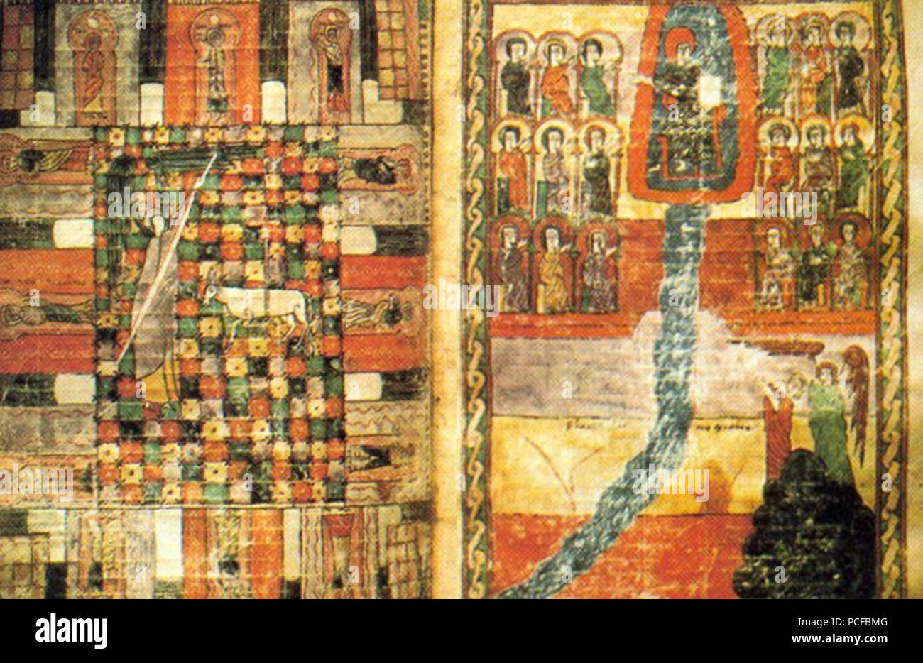 66 B Urgell 198 v199 Stockfoto