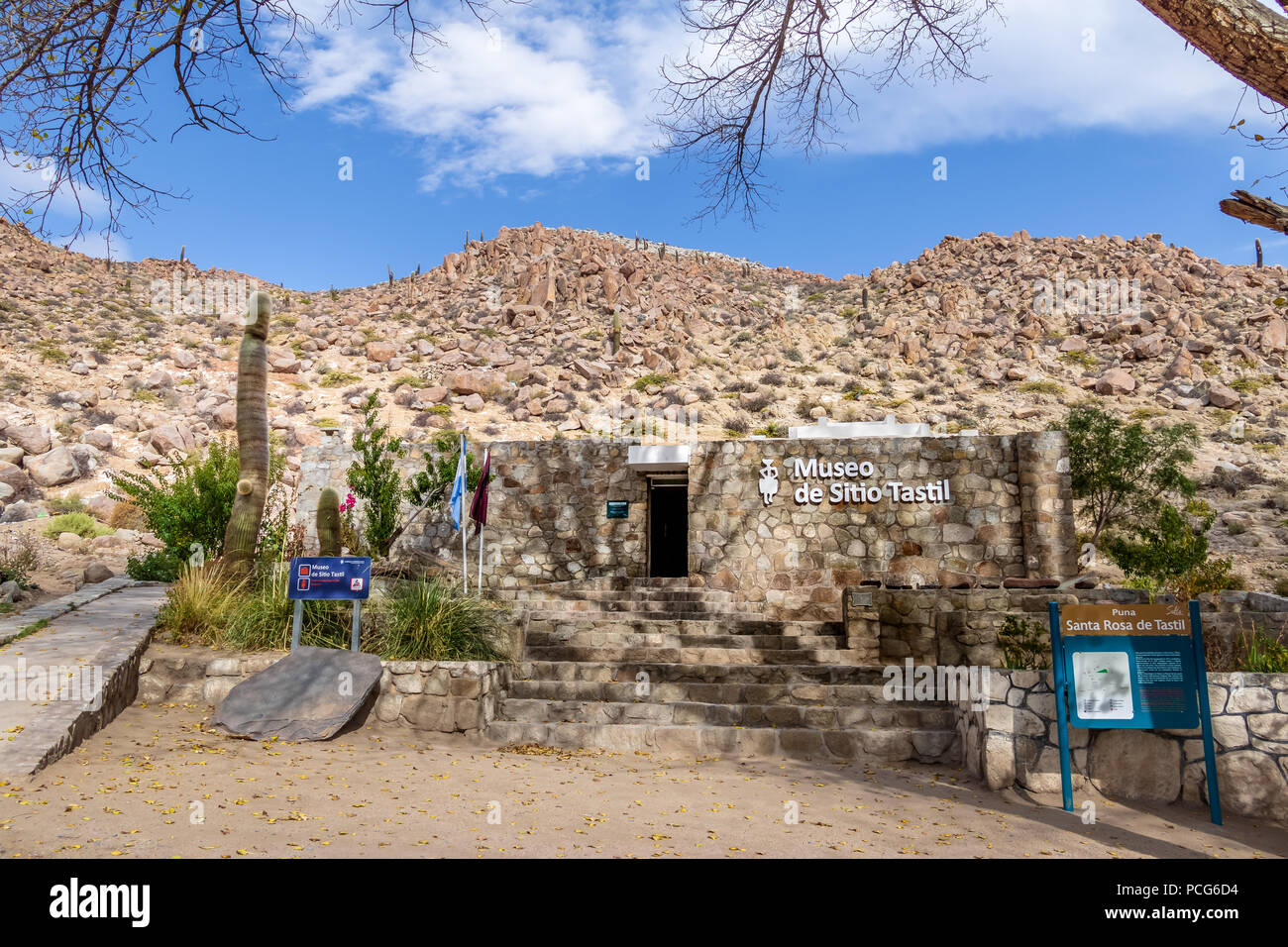 Tastil Regional Museum - Santa Rosa de Tastil, Salta, Argentinien Stockfoto