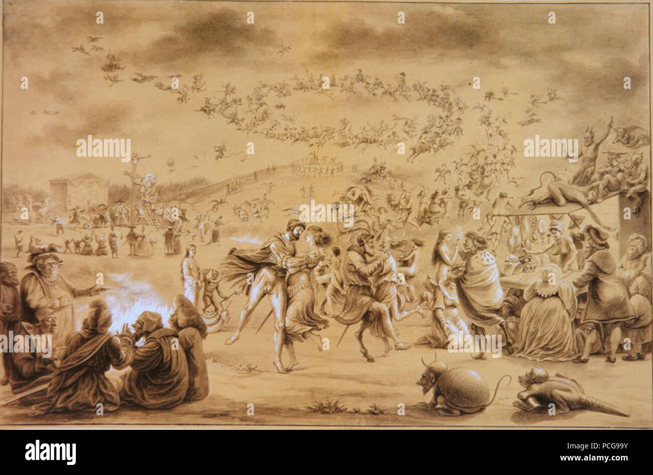 439 NauwerckWalpurgisnachtSchaefer Stockfoto