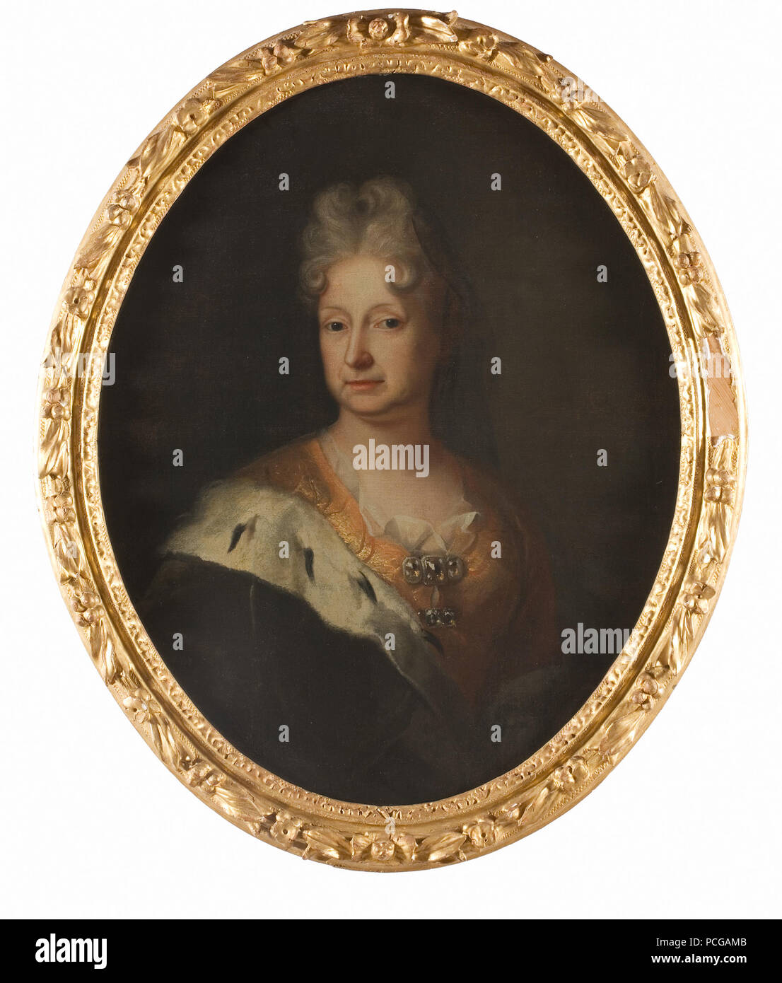 82 Sofia Charlotta, 1630-1714, Prinsessa av-Pfalz hertiginna av Braunschweig-Lüneburg k - Nationalmuseum - 15558 Stockfoto