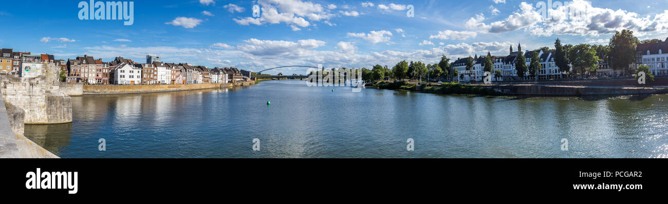Maastricht in den Niederlanden high definition Panorama Stockfoto