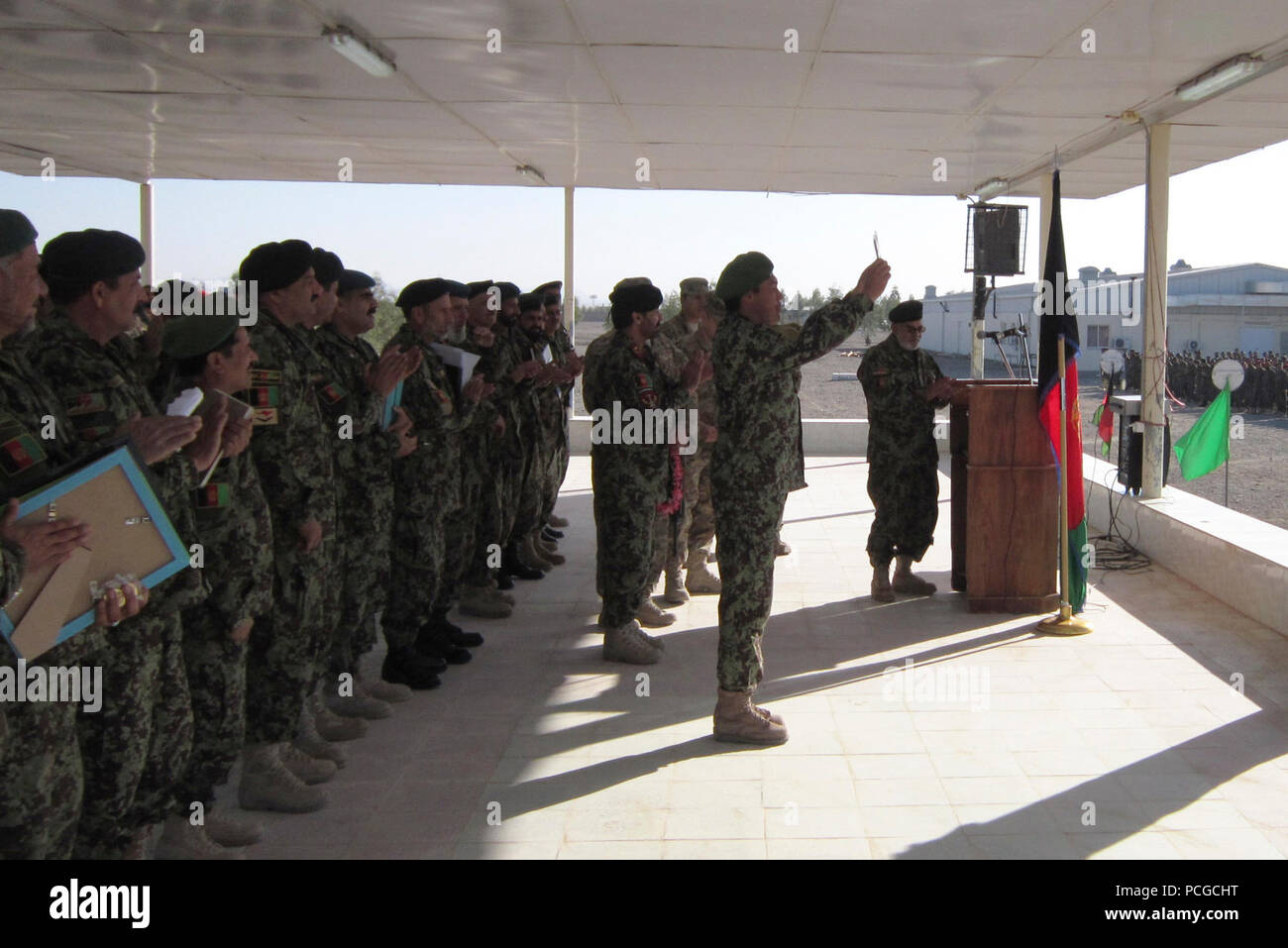 Afghanische Armee fügt EOD-Spezialisten Stockfoto