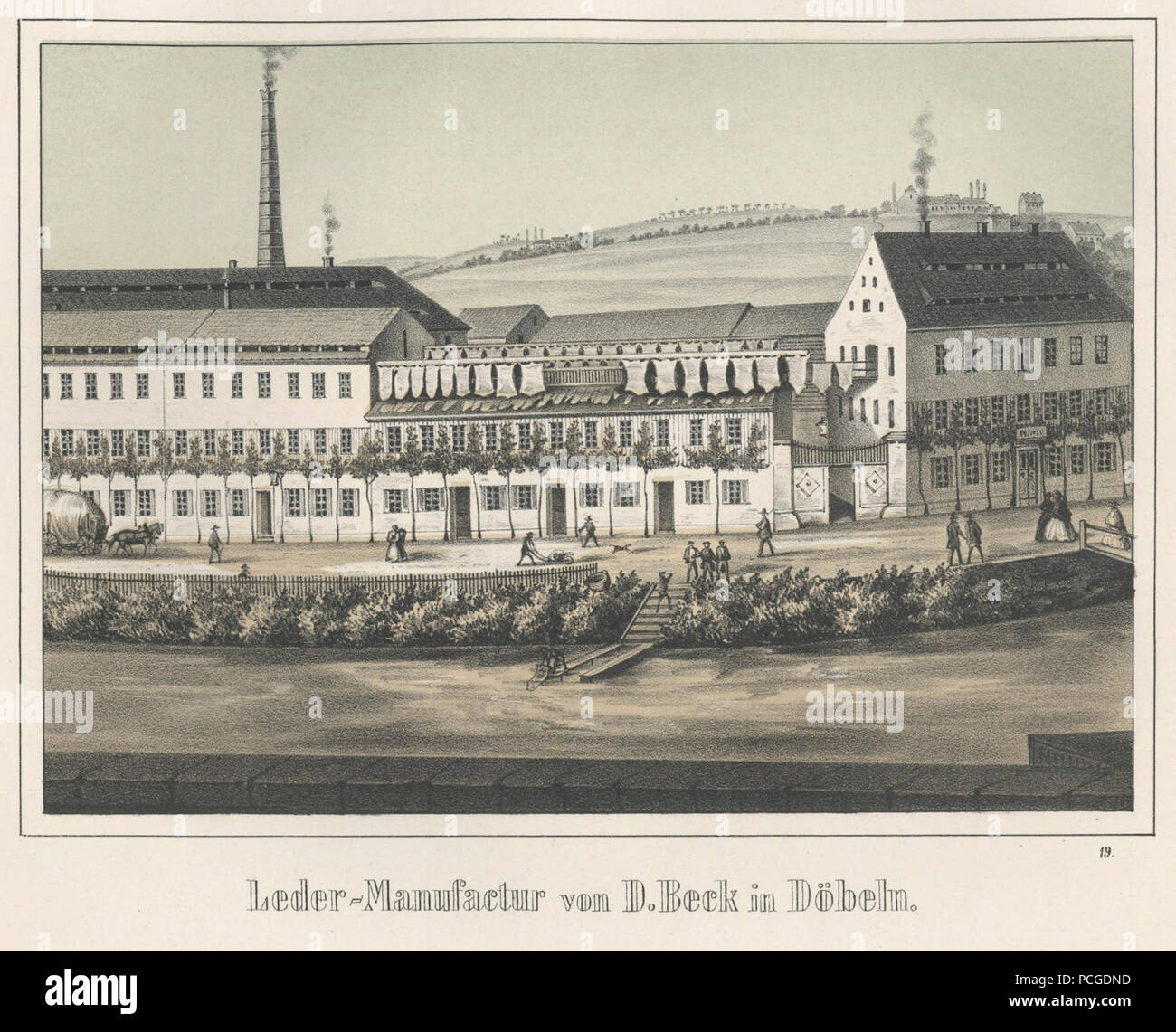 Album der Sächsischen Industrie Band 2 0293. Stockfoto